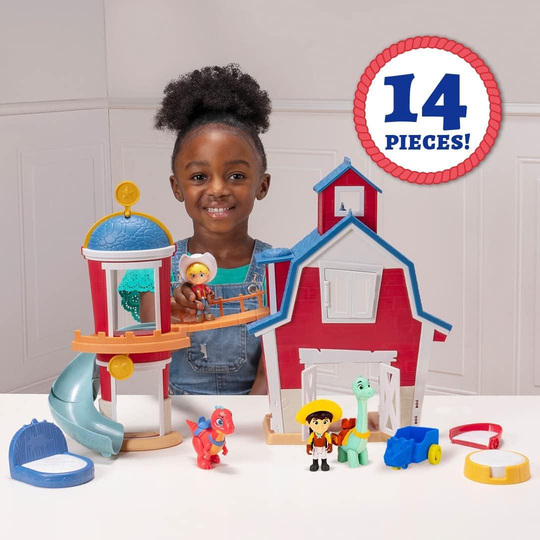 Casa Club Dino Ranch Jazwares - Juego Modular con Luces y Sonido