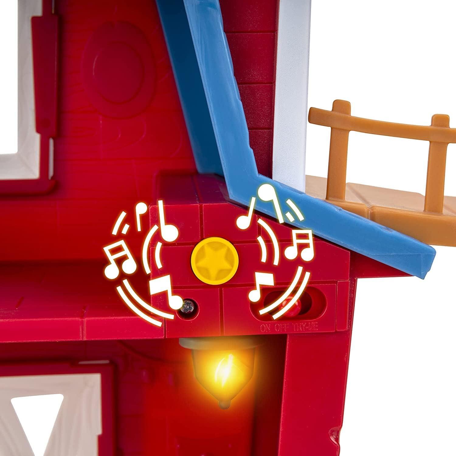 Casa Club Dino Ranch Jazwares - Juego Modular con Luces y Sonido