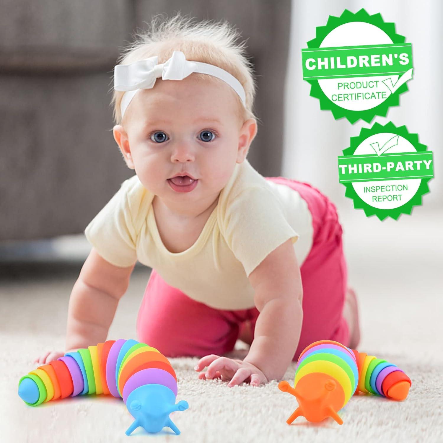 Juguete Sensorial Cevioce Fidget Slug 2 Pcs - Alivio Estrés