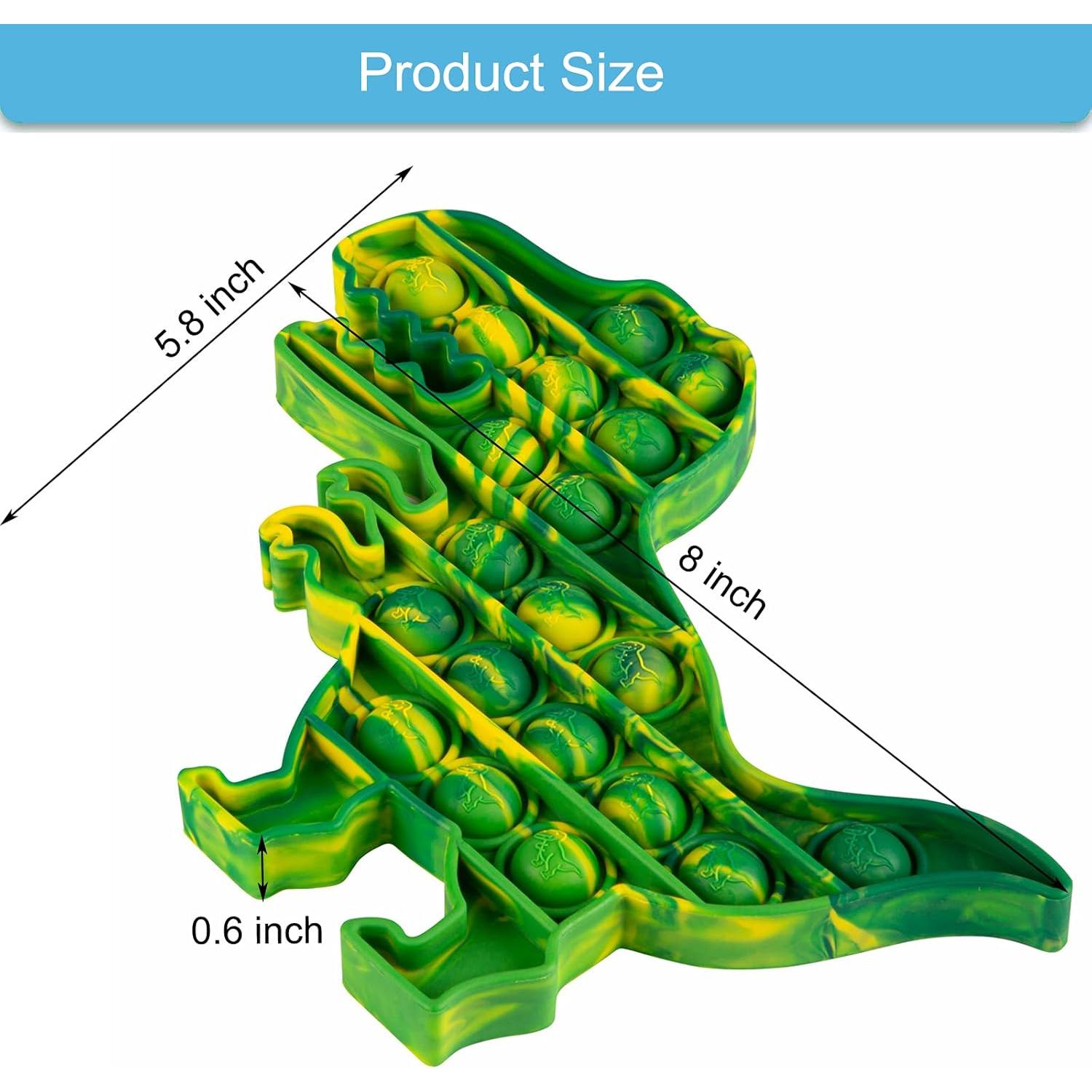 Juguete Sensorial Pop Bubble Fidget AIZIXIN Dinosaurio Camuflaje