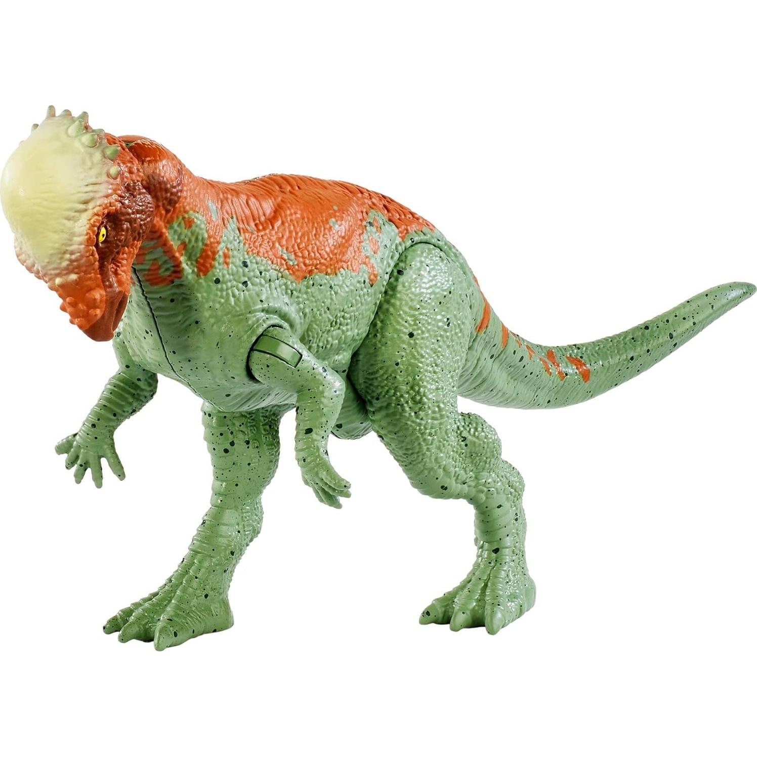Figura de acción Pachycephalosaurus Mattel con Daño de Batalla
