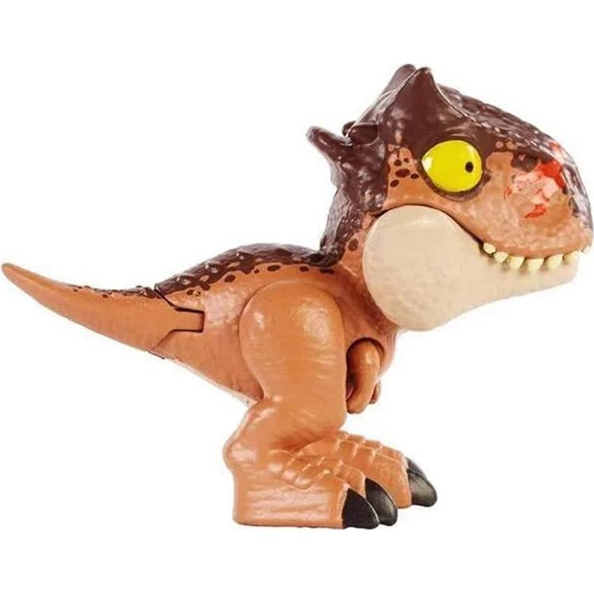 Figura Carnotaurus Snap Squad Mattel 8cm para coleccionar