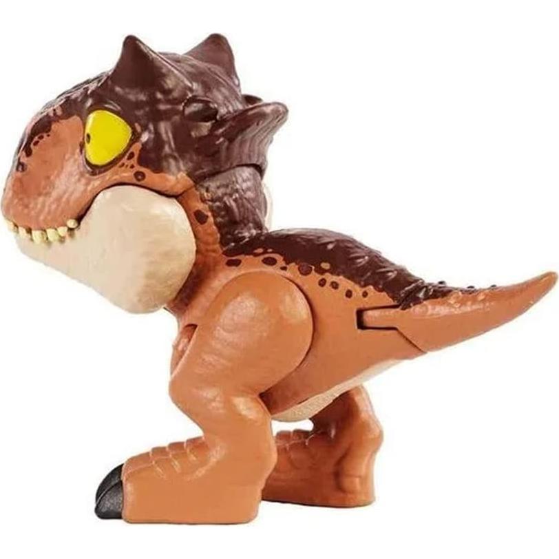 Figura Carnotaurus Snap Squad Mattel 8cm para coleccionar