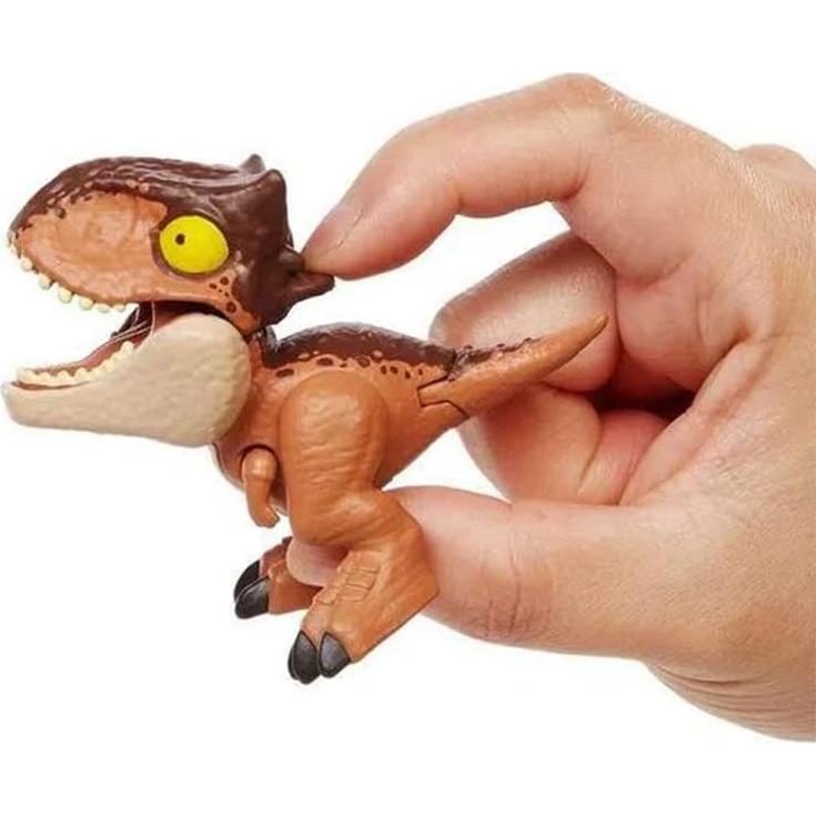 Figura Carnotaurus Snap Squad Mattel 8cm para coleccionar