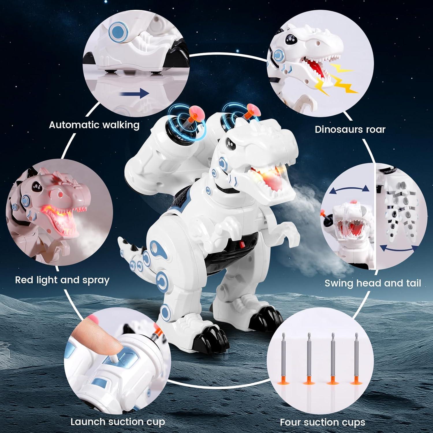 Juguetes de Dinosaurios HOPANDOS con Lanzadores y Sonidos