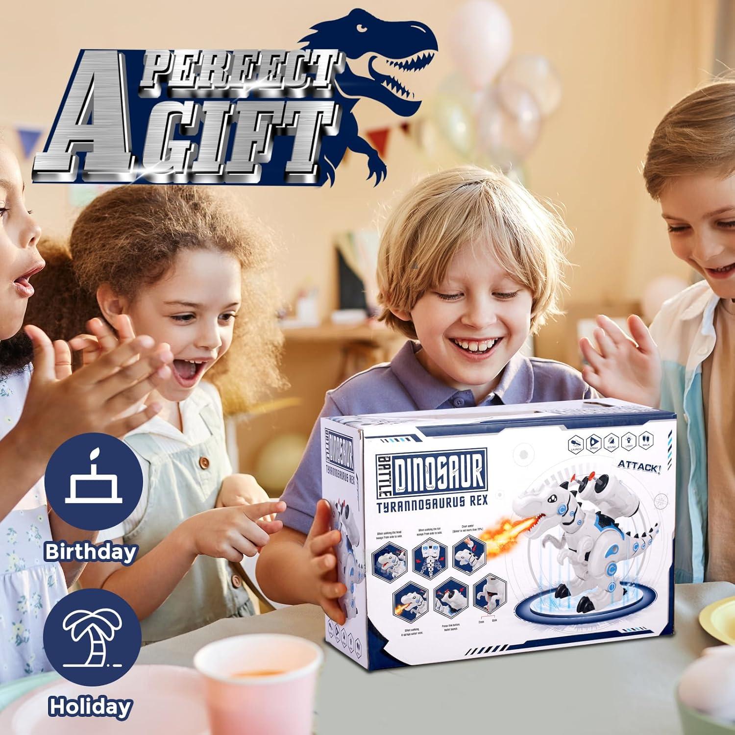 Juguetes de Dinosaurios HOPANDOS con Lanzadores y Sonidos