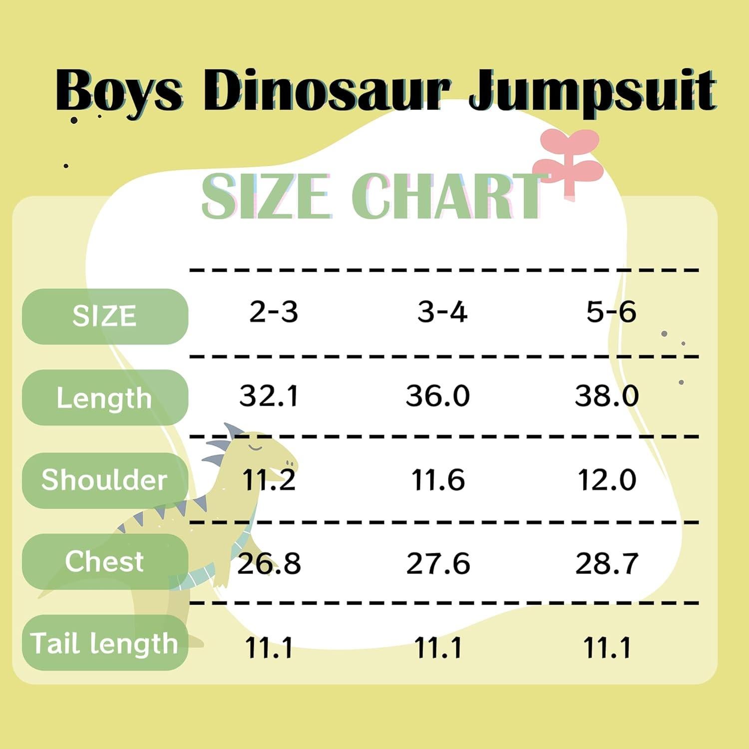 Disfraz de Dinosaurio Lingway Toys para Niños 2-6 Años