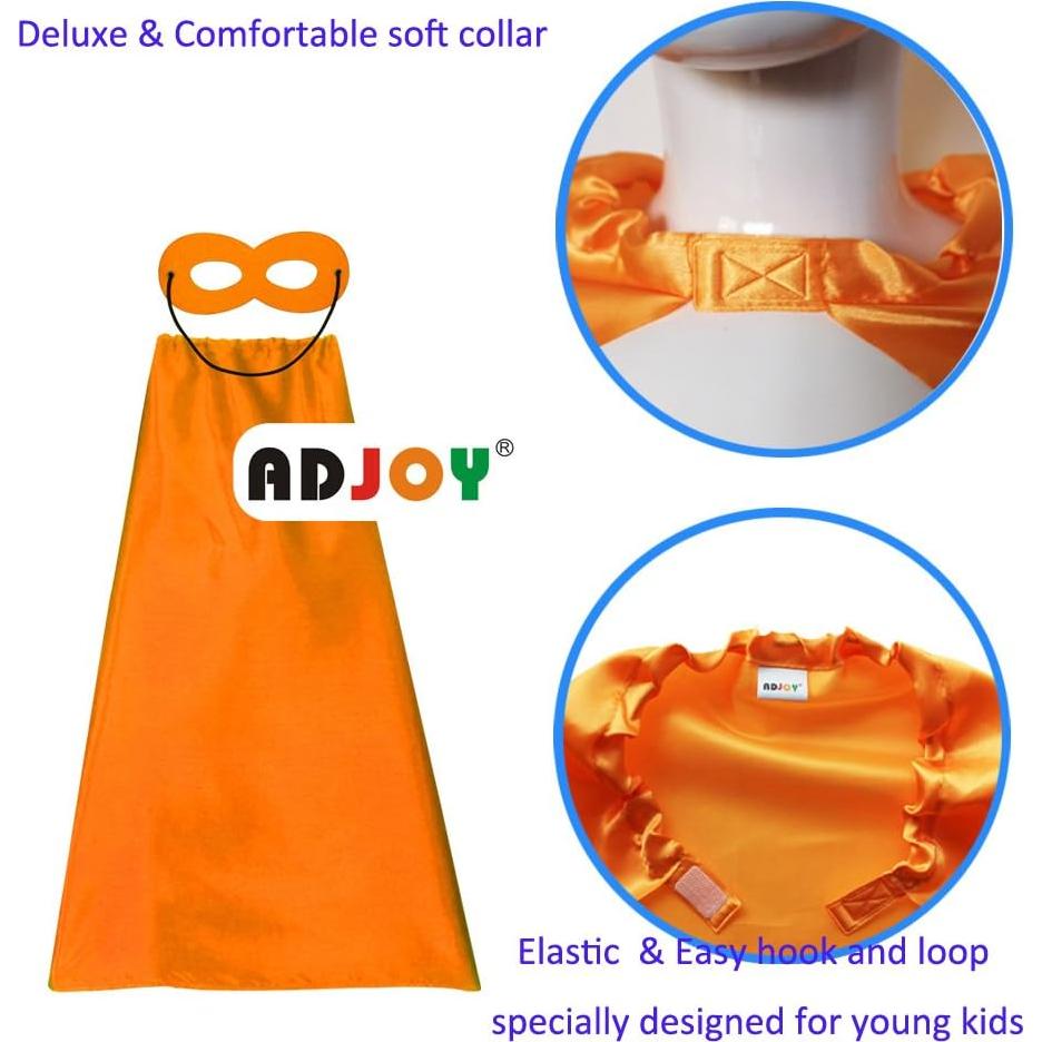 Disfraz de Superhéroe ADJOY 10 Capas y Máscaras para Niños