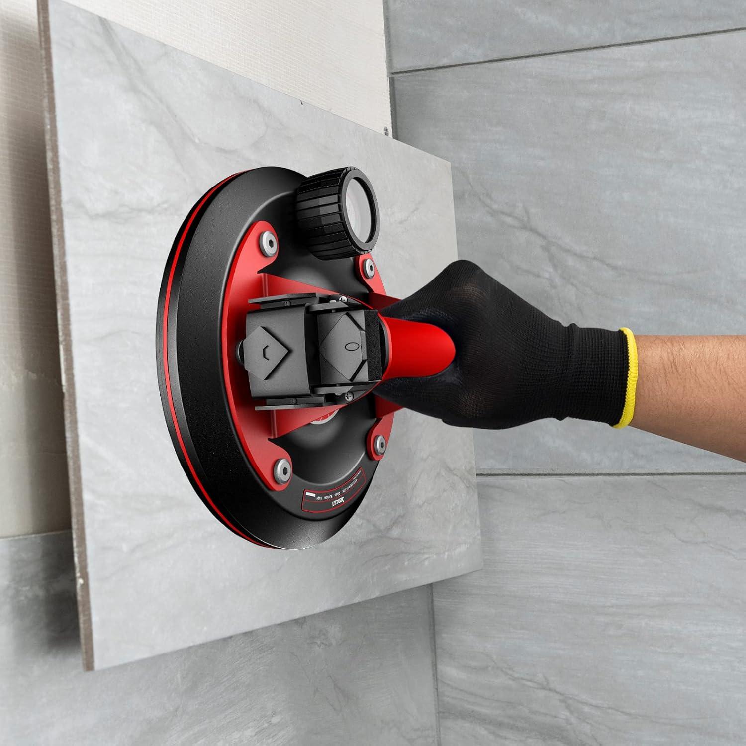 Ventosa eléctrica SENCAN 20.32 cm para levantar vidrio - 2 piezas