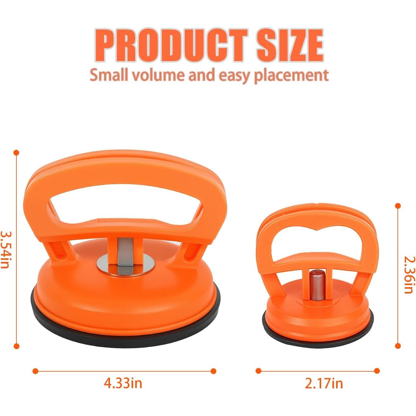 Kit de Extractor de Abolladuras de Coche Enttgo - 2 Ventosas Grandes