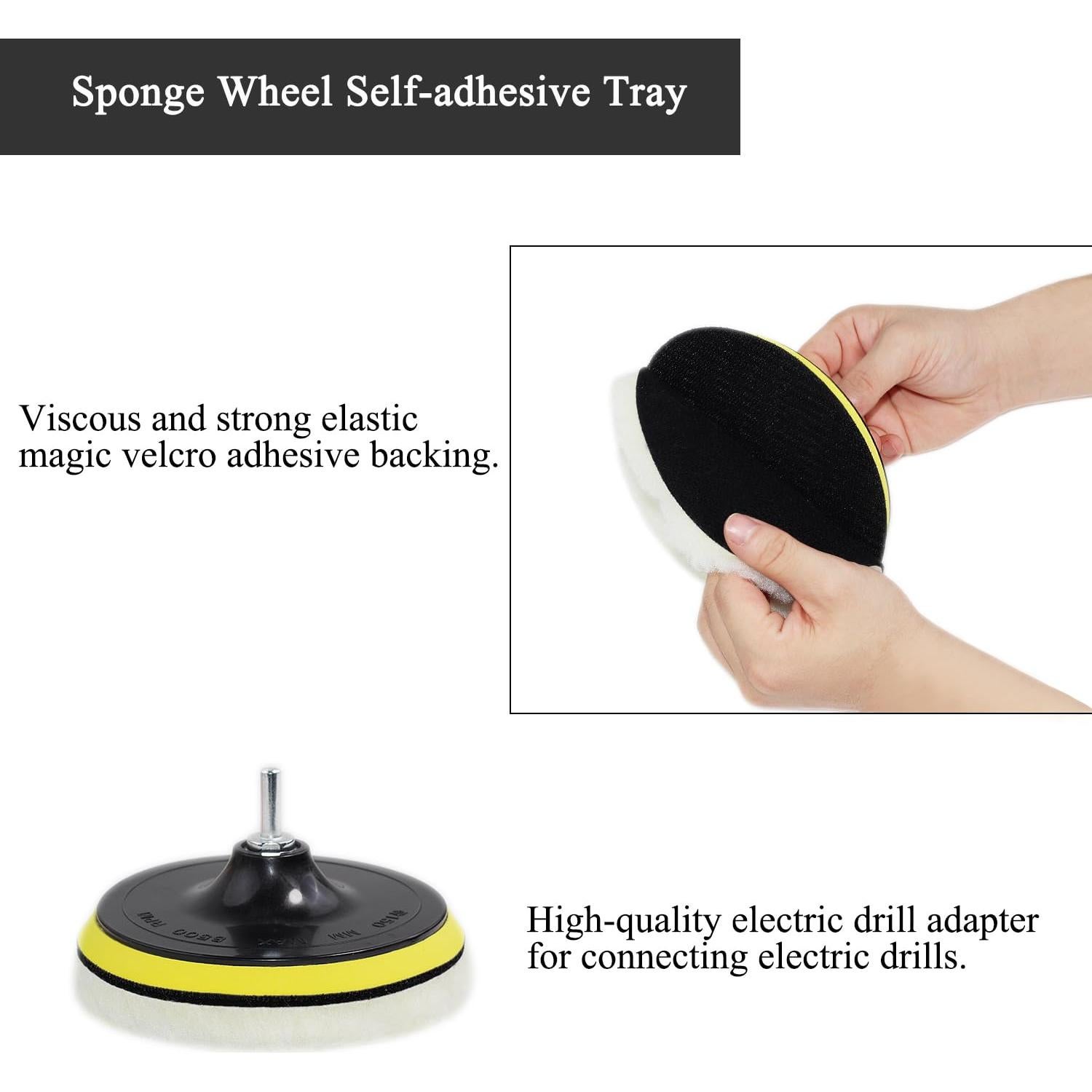 Kit de Pulido y Abrillantado 6 Piezas TuhooMall 3"