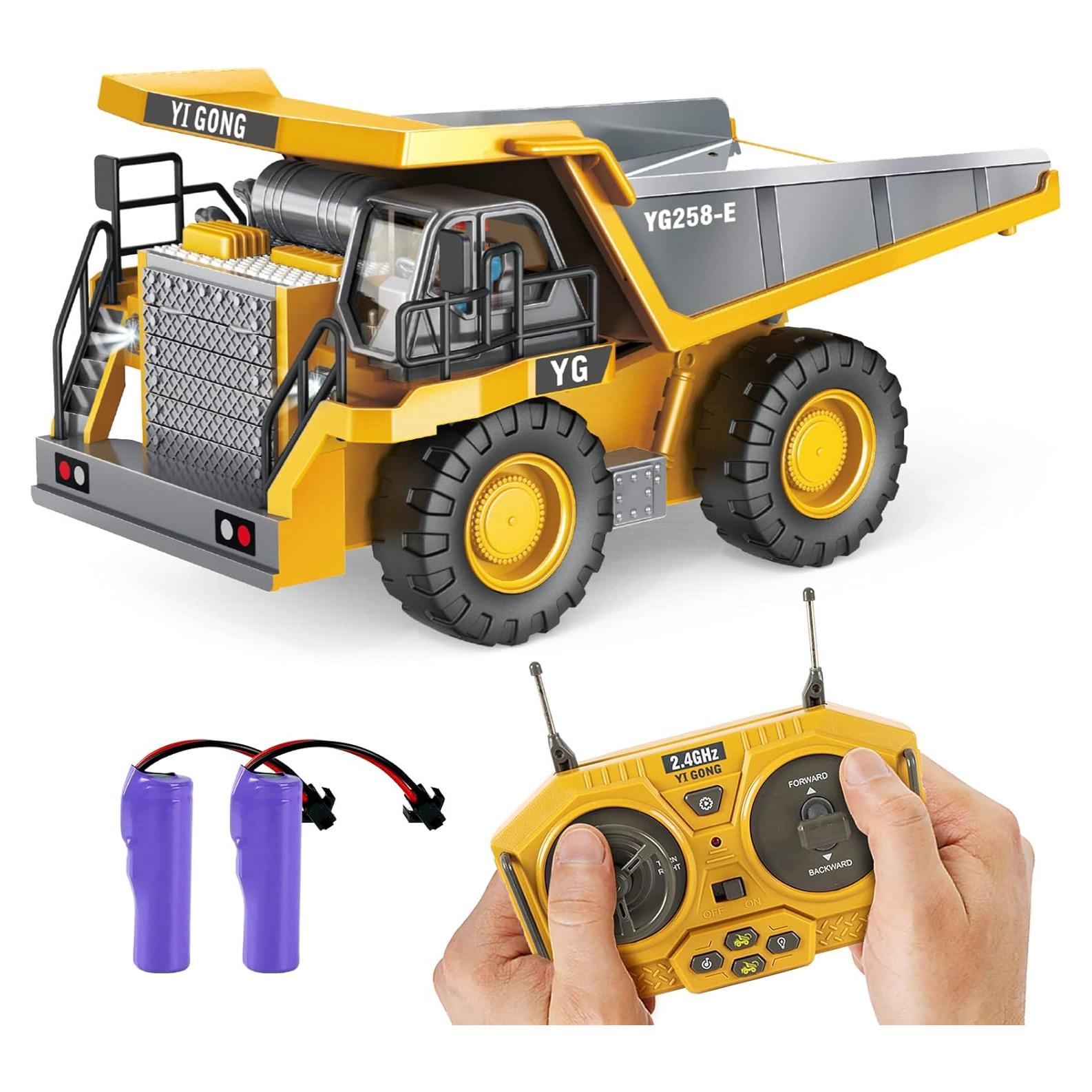 Camión Volquete RC DDAI 19.56x20.07cm para Niños 6+