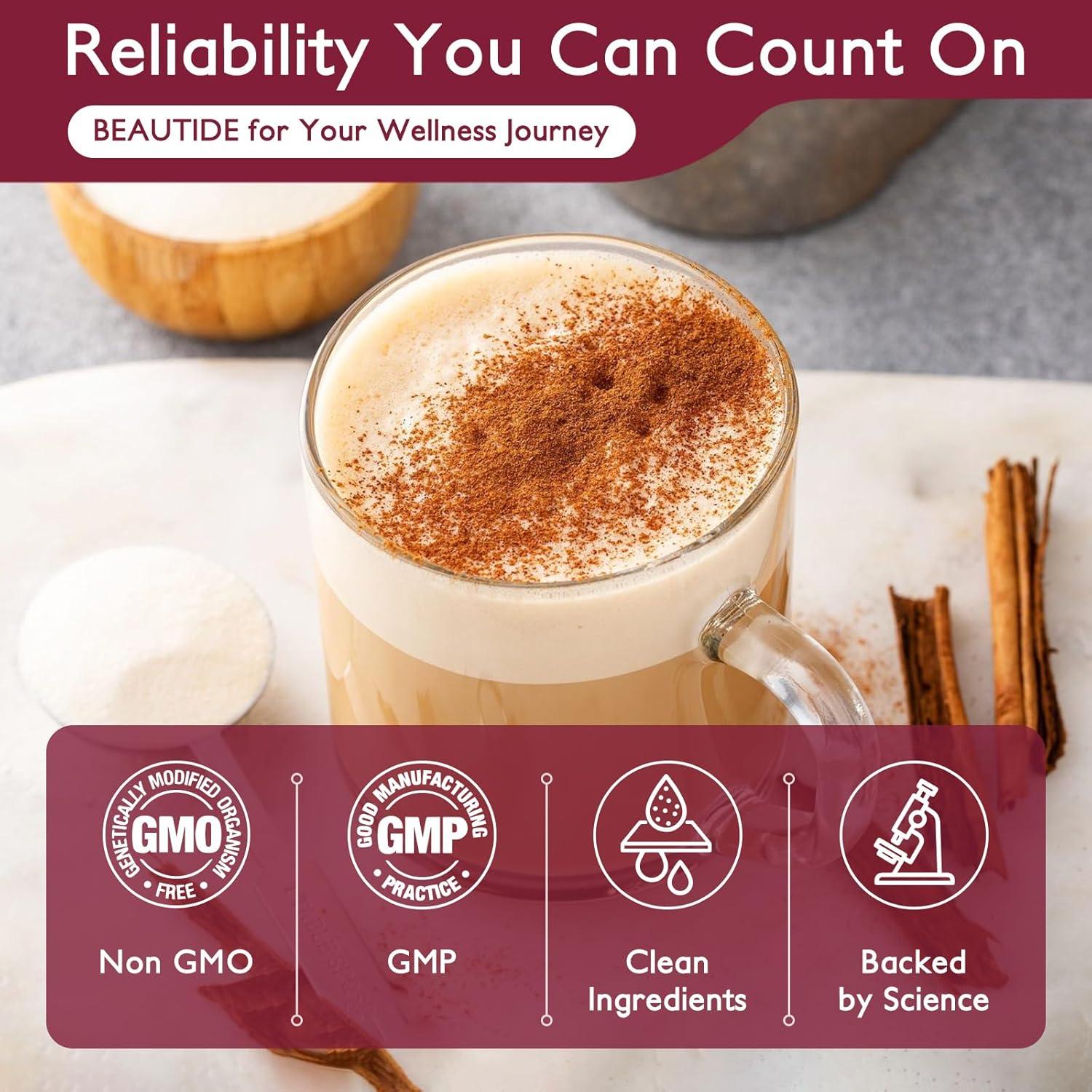 Polvo de Colágeno Hidrolizado Beautide 349g - Sin Sabor, Keto