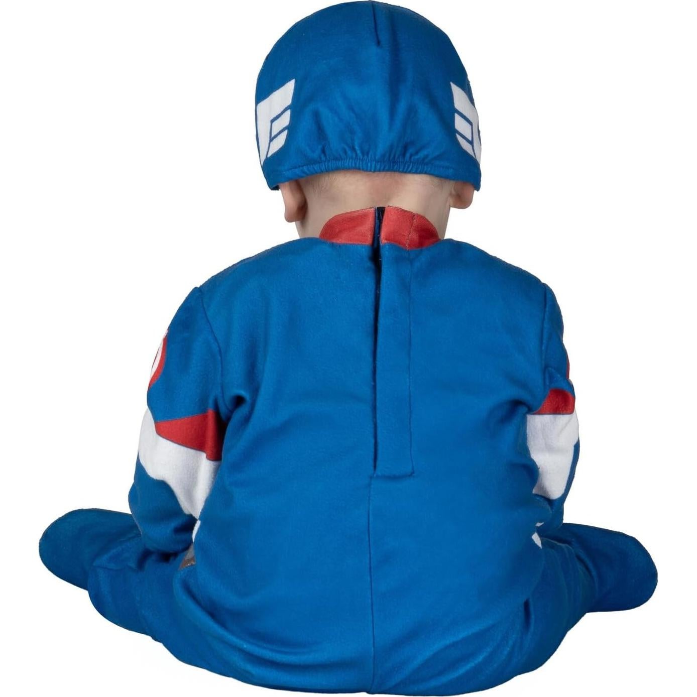 Disfraz Capitán América Marvel Bebé 6-12 Meses Mono Minky