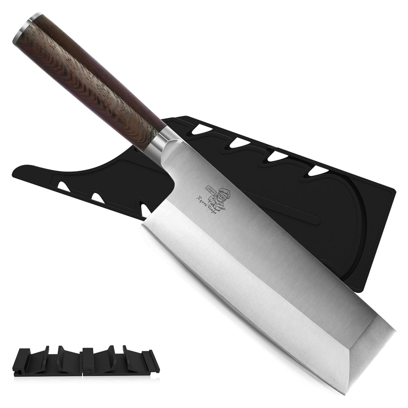 Cuchillo Nakiri 18 cm RyoriNinja de Acero Inoxidable Profesional