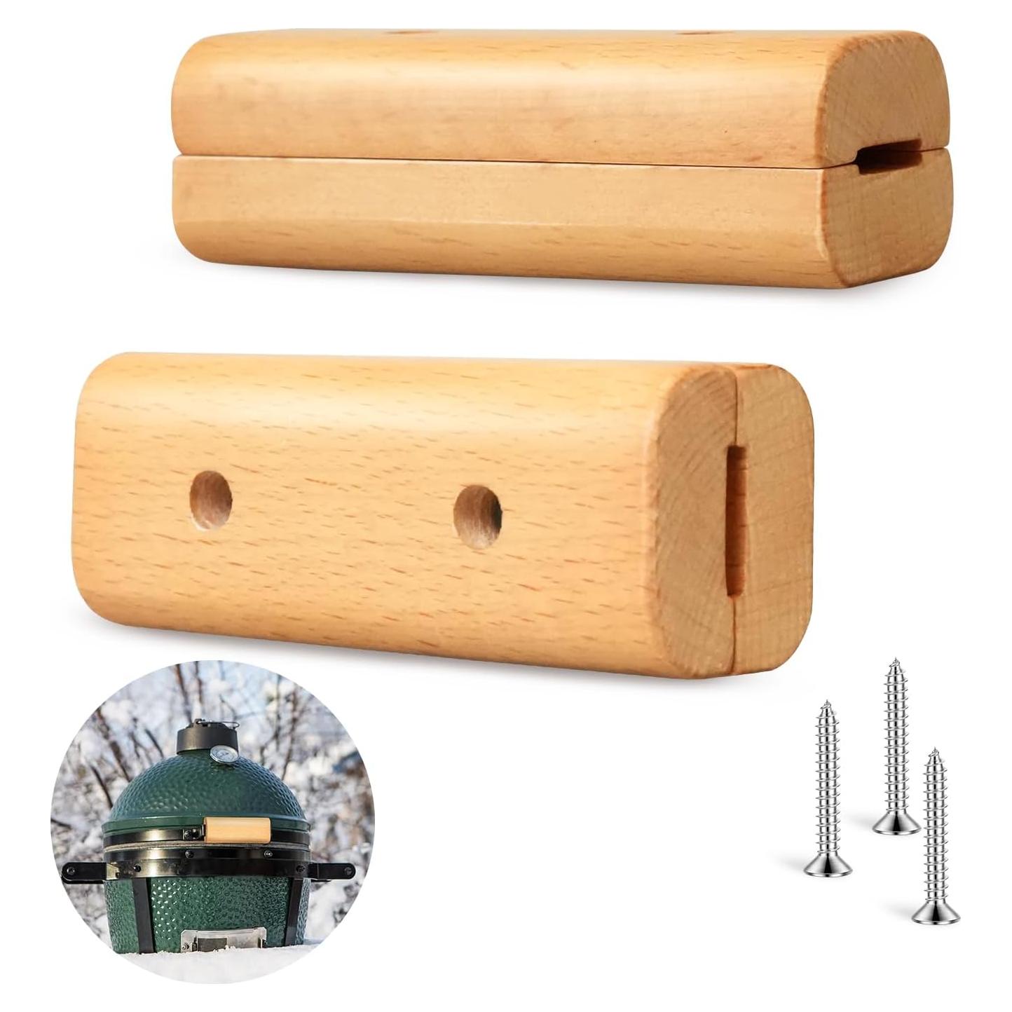 Mango de Madera de Haya FOTITM para Big Green Egg Grande