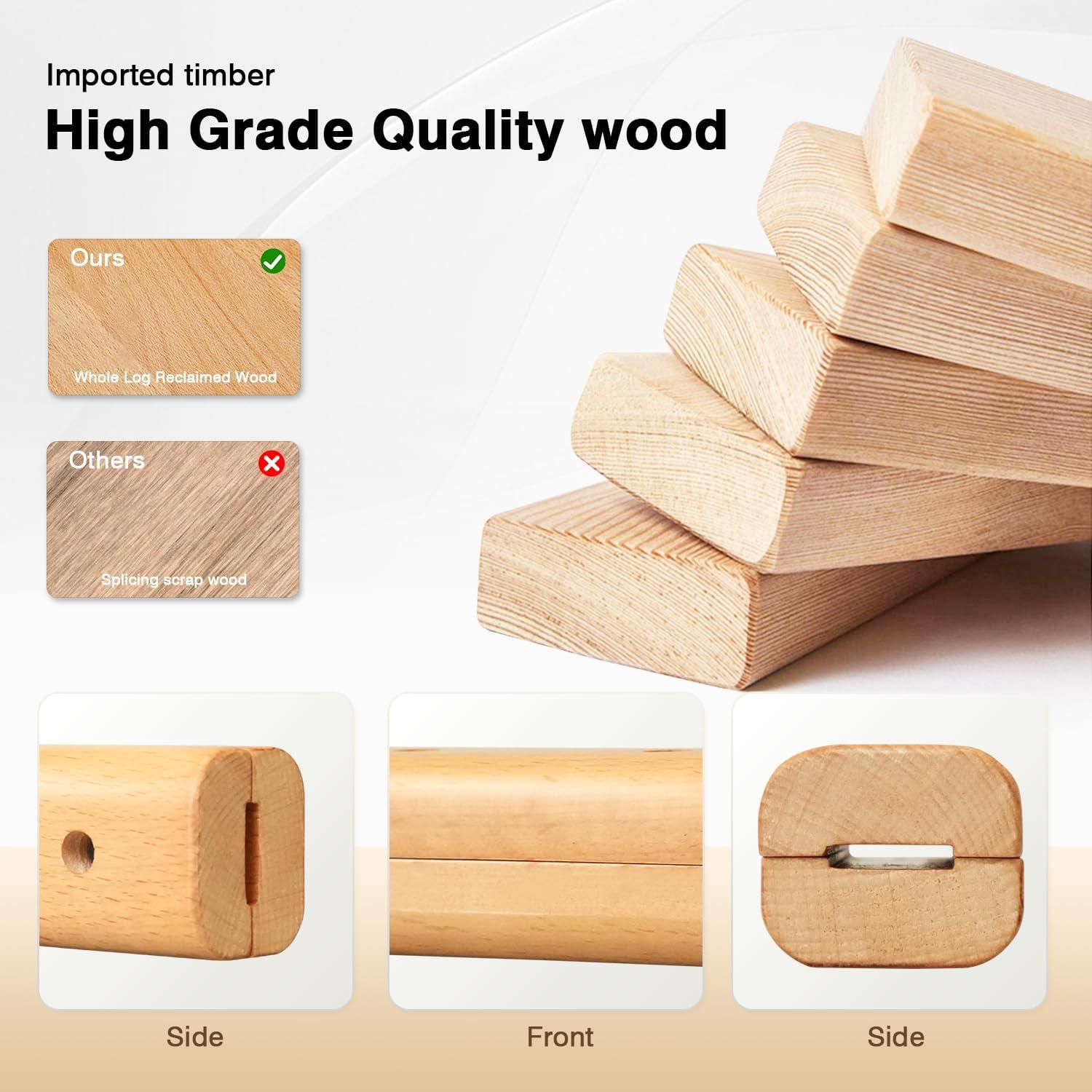 Mango de Madera de Haya FOTITM para Big Green Egg Grande