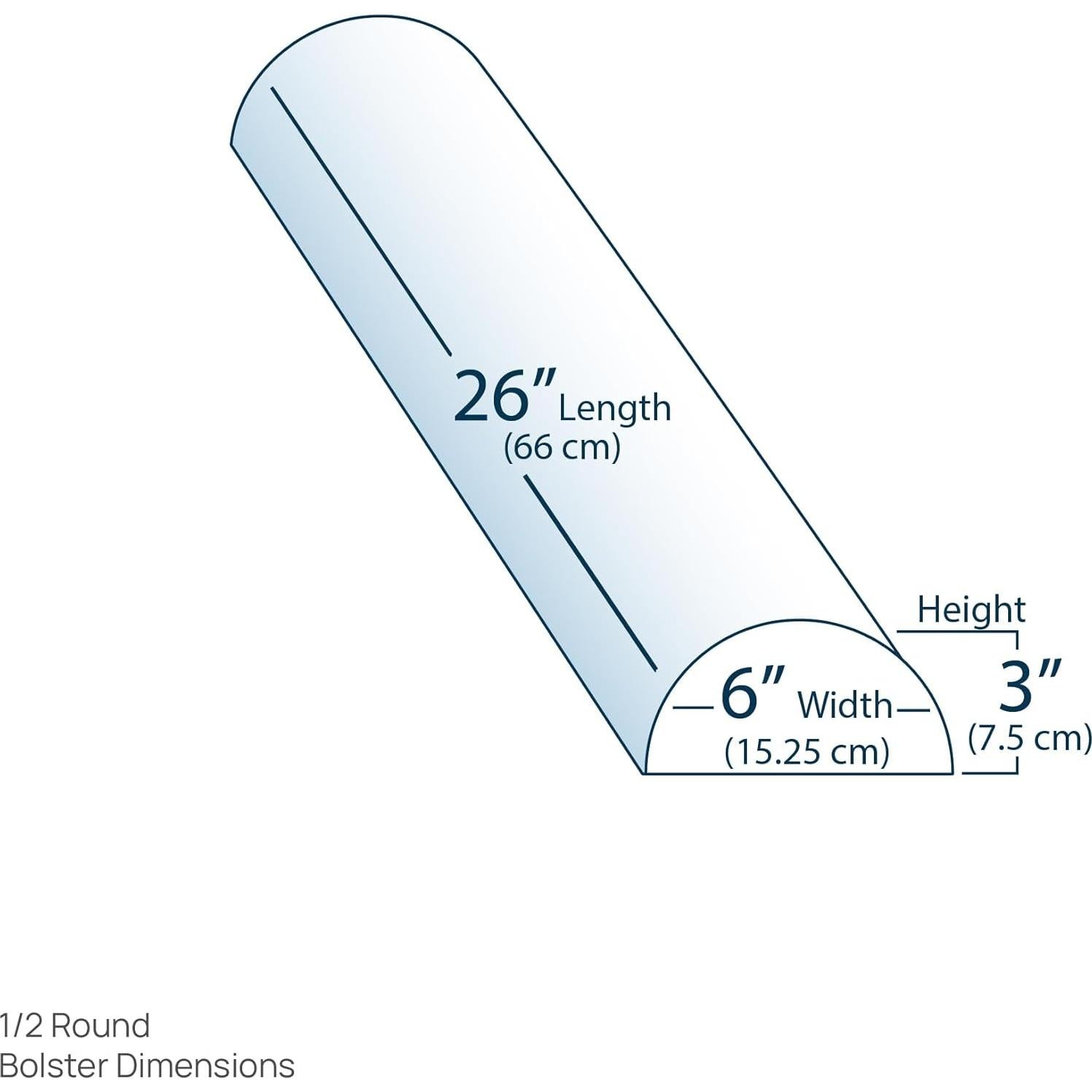 Bolster de Masaje Media Redonda EarthLite - Alivio Espalda