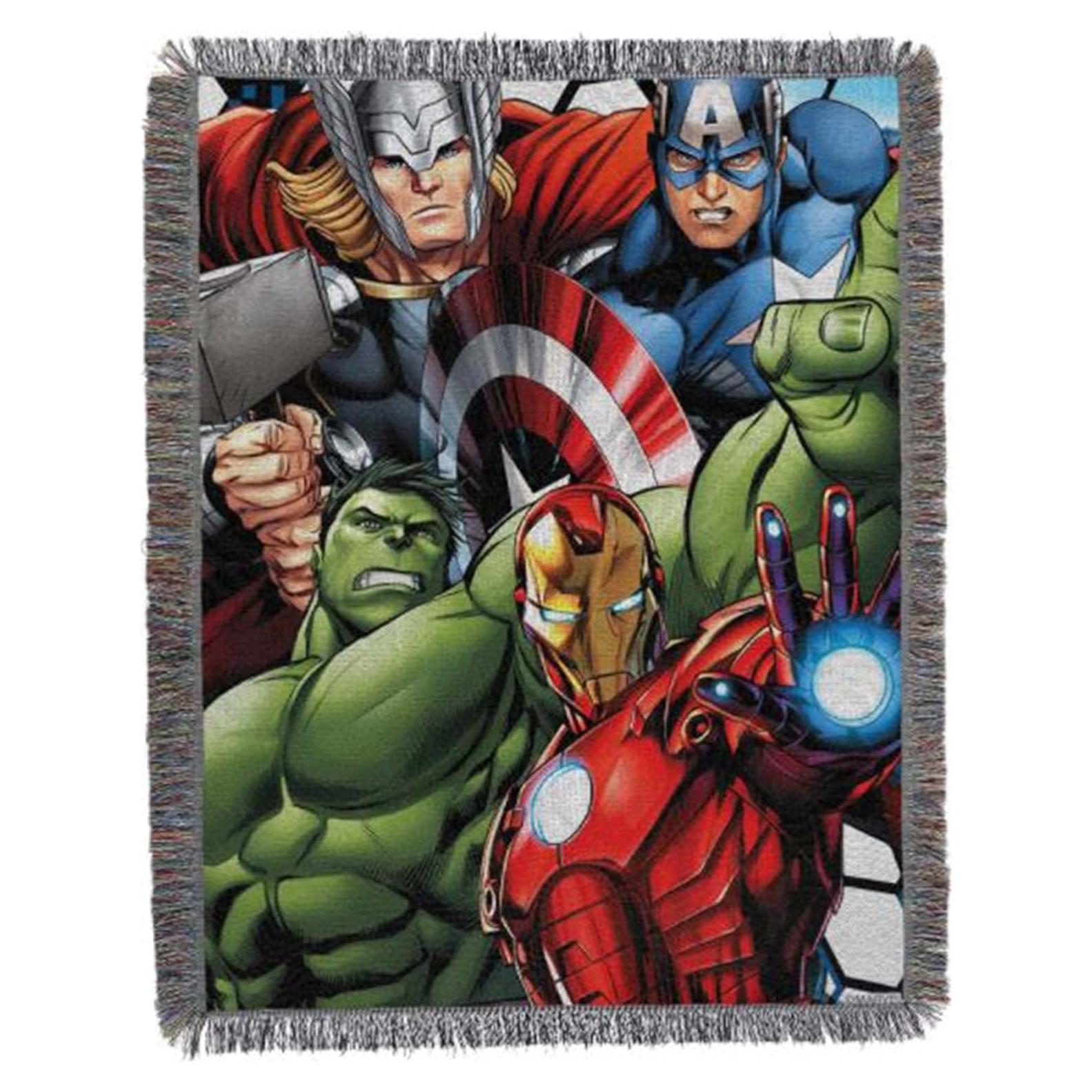 Manta Tejida NORTHWEST 121x152 cm Mejor Equipo Marvel