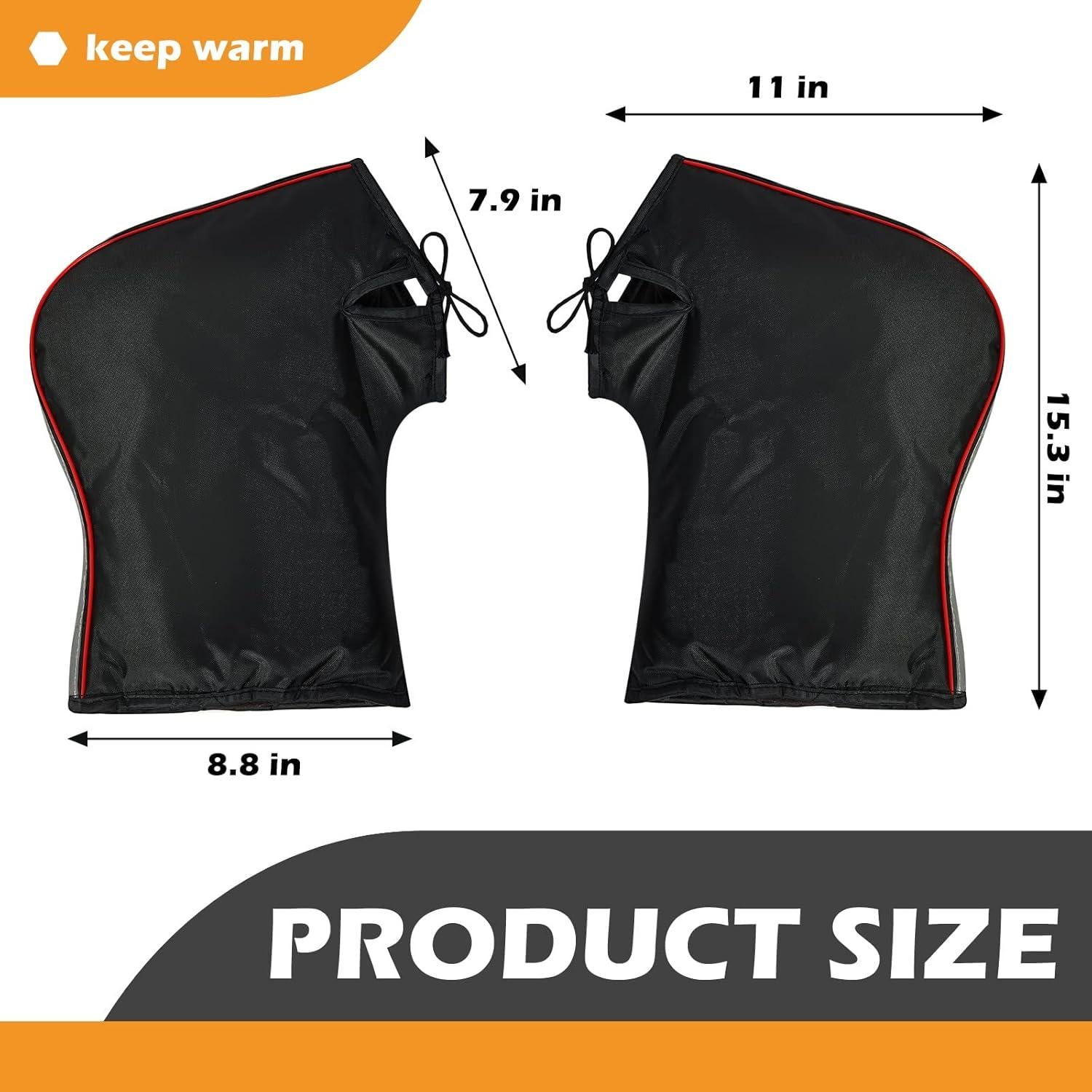 Guantes de Manillar Tallew para Motocicleta Invierno 1 Par