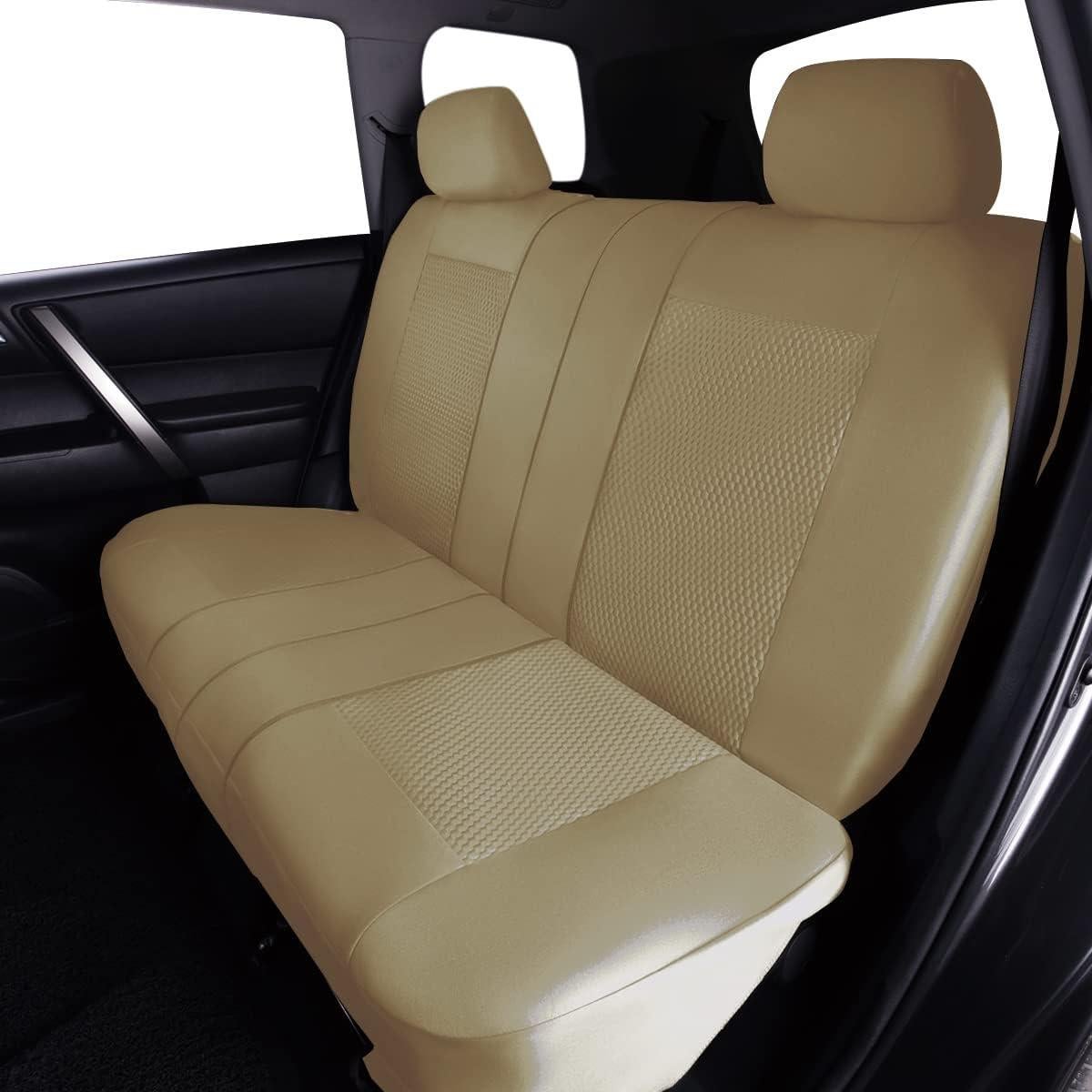 Cubiertas de Asientos de Coche Flying Banner Beige Juego Completo