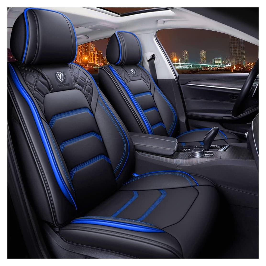 Cubiertas de Asiento de Auto YXQYOEOSO Ajuste Universal 5 Asientos