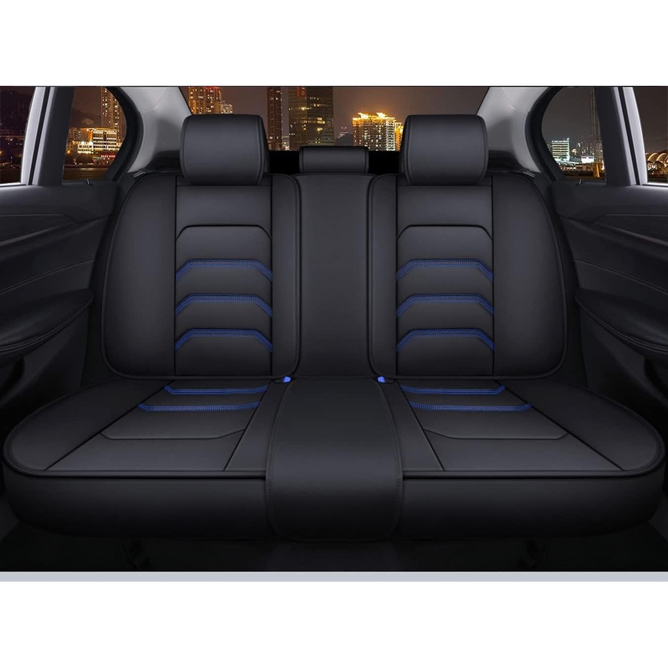 Cubiertas de Asiento de Auto YXQYOEOSO Ajuste Universal 5 Asientos
