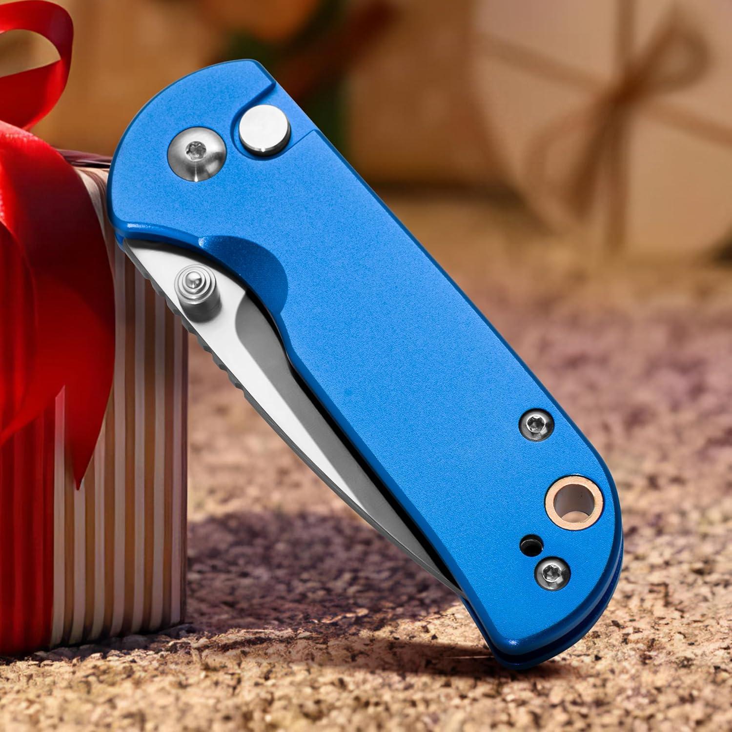 Cuchillo de Bolsillo CJRB Mica J1934 Plegable 5.99 cm Azul