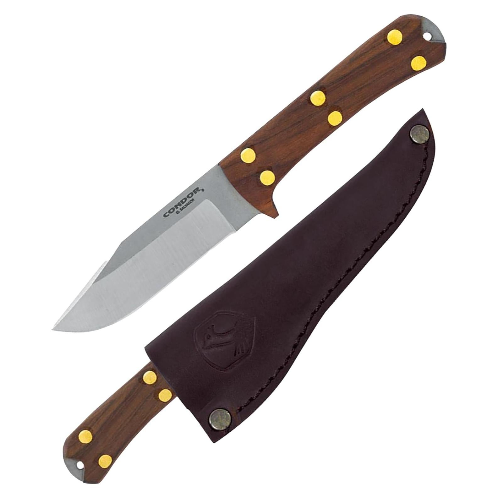 Cuchillo de Caza Condor Lifeland - Acero Inoxidable 440C - Mango de Nogal