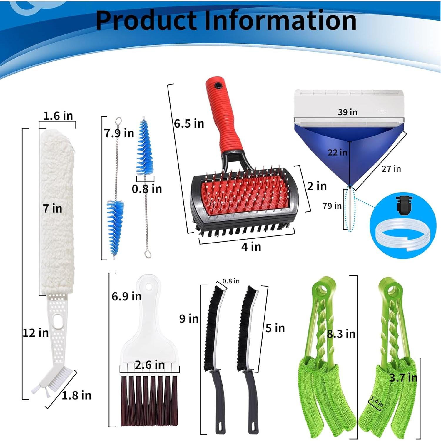 Kit de limpieza de aire acondicionado 10 piezas LIFCIUSO