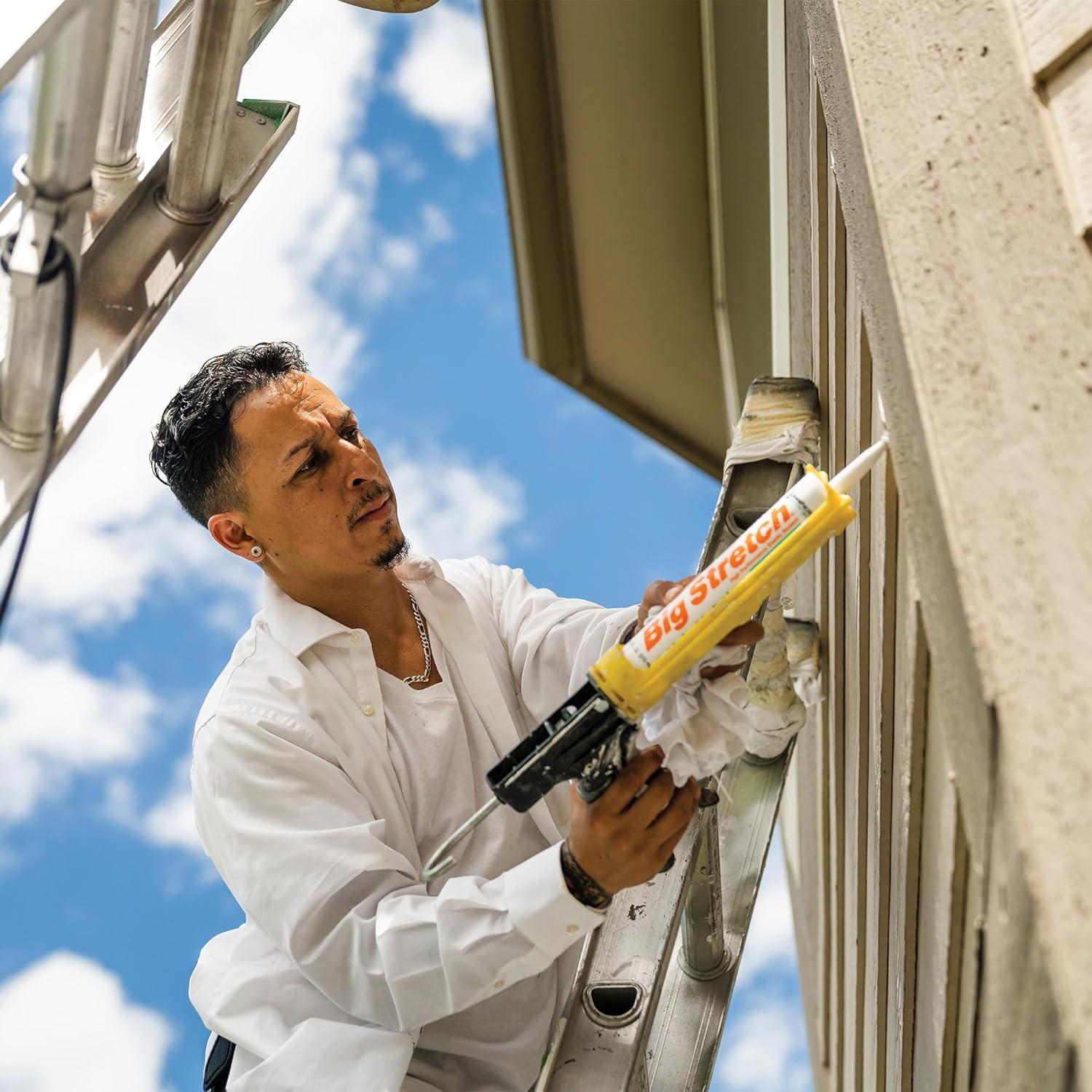 Sellador Elástico Sashco Big Stretch Marrón Oscuro 297g