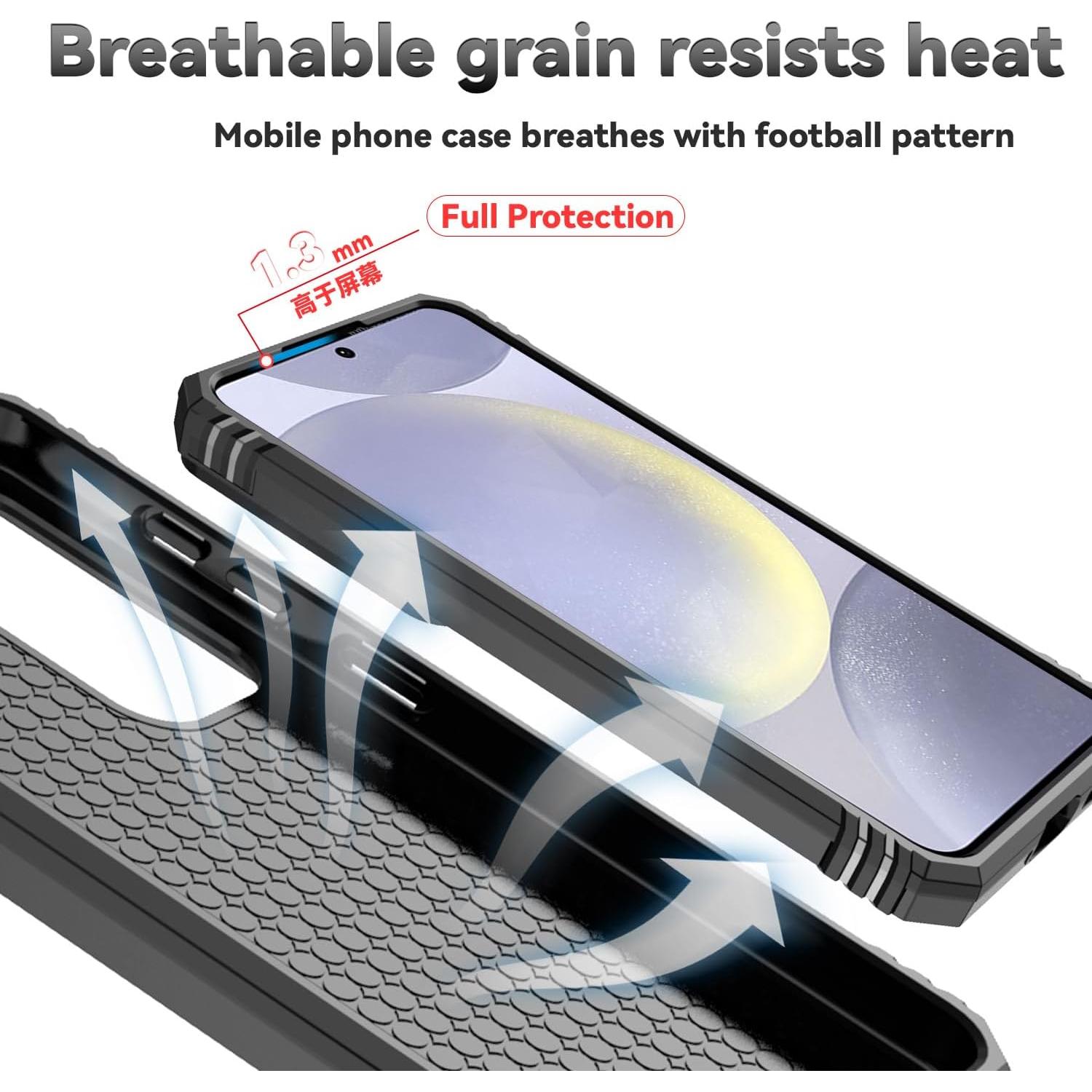 Funda protectora Samsung Galaxy S24 FE con soporte y cámara