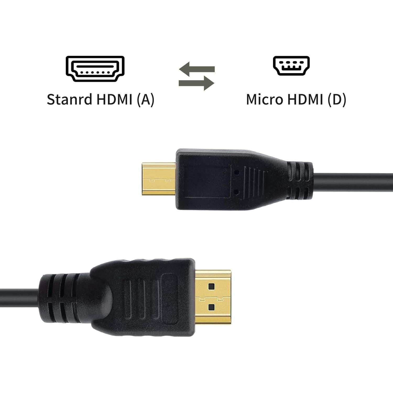 Cable Micro HDMI a HDMI ANDYCINE 1 Metro 4K 3D para DSLR