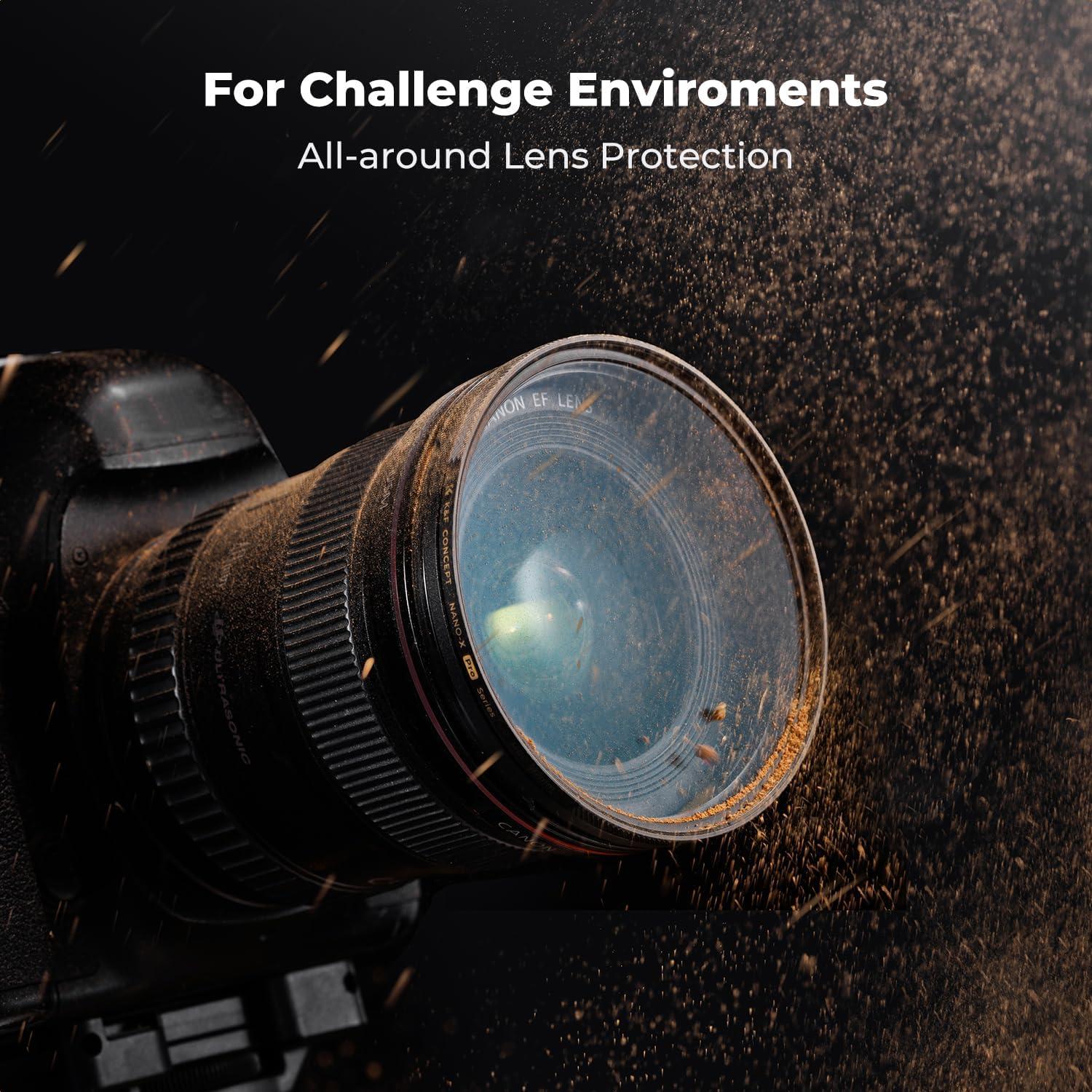 K&F CONCEPT 67mm Black Diffusion 1/8 Filter Mist Cinematic Effect Black Diffusion Filter with 36 Multi-Layer Coatings for Video/Vlog/Portrait Photography (XPRO Series)