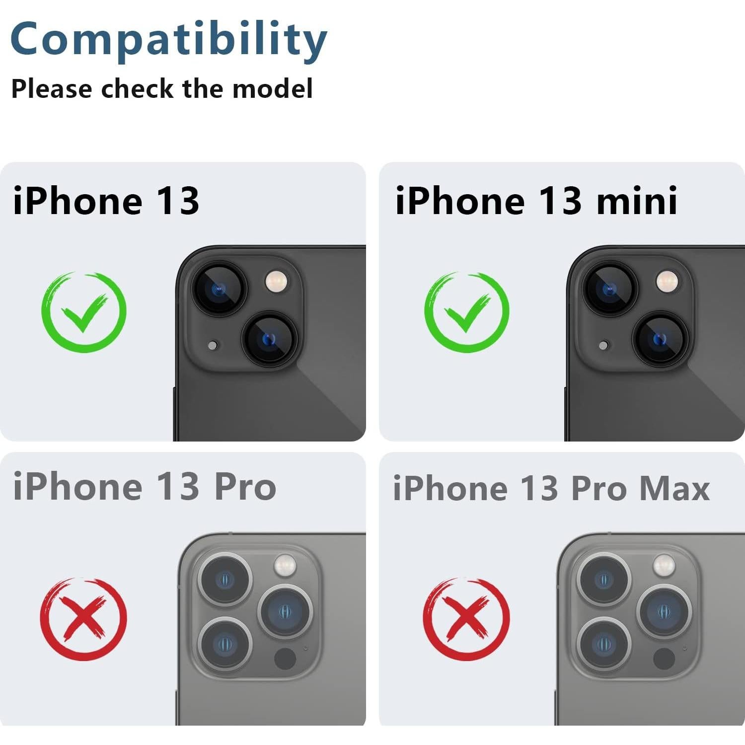 Protector de Lente de Cámara Korecase para iPhone 13/13 Mini