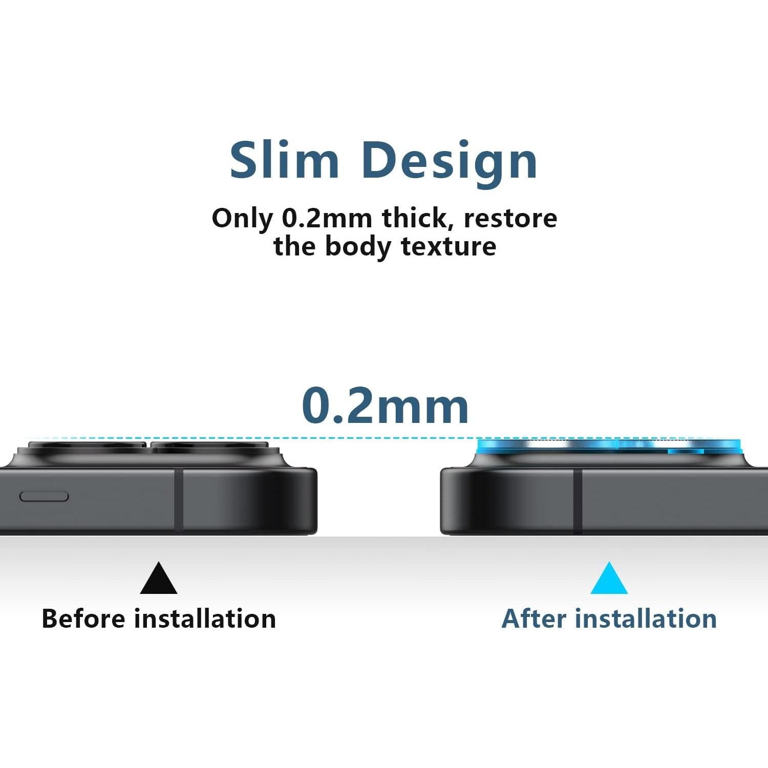 Protector de Lente de Cámara Korecase para iPhone 13/13 Mini