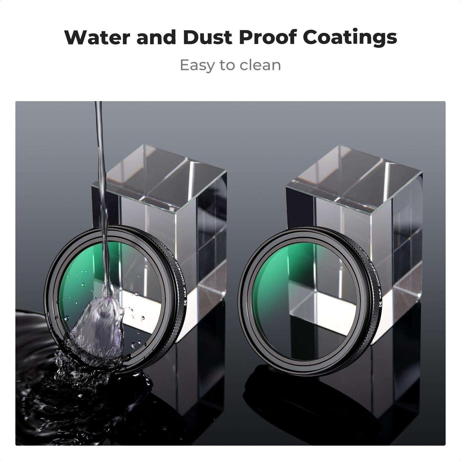 Filtro UV K&F CONCEPT 52mm para Fujifilm X100 - HD 28 Capas