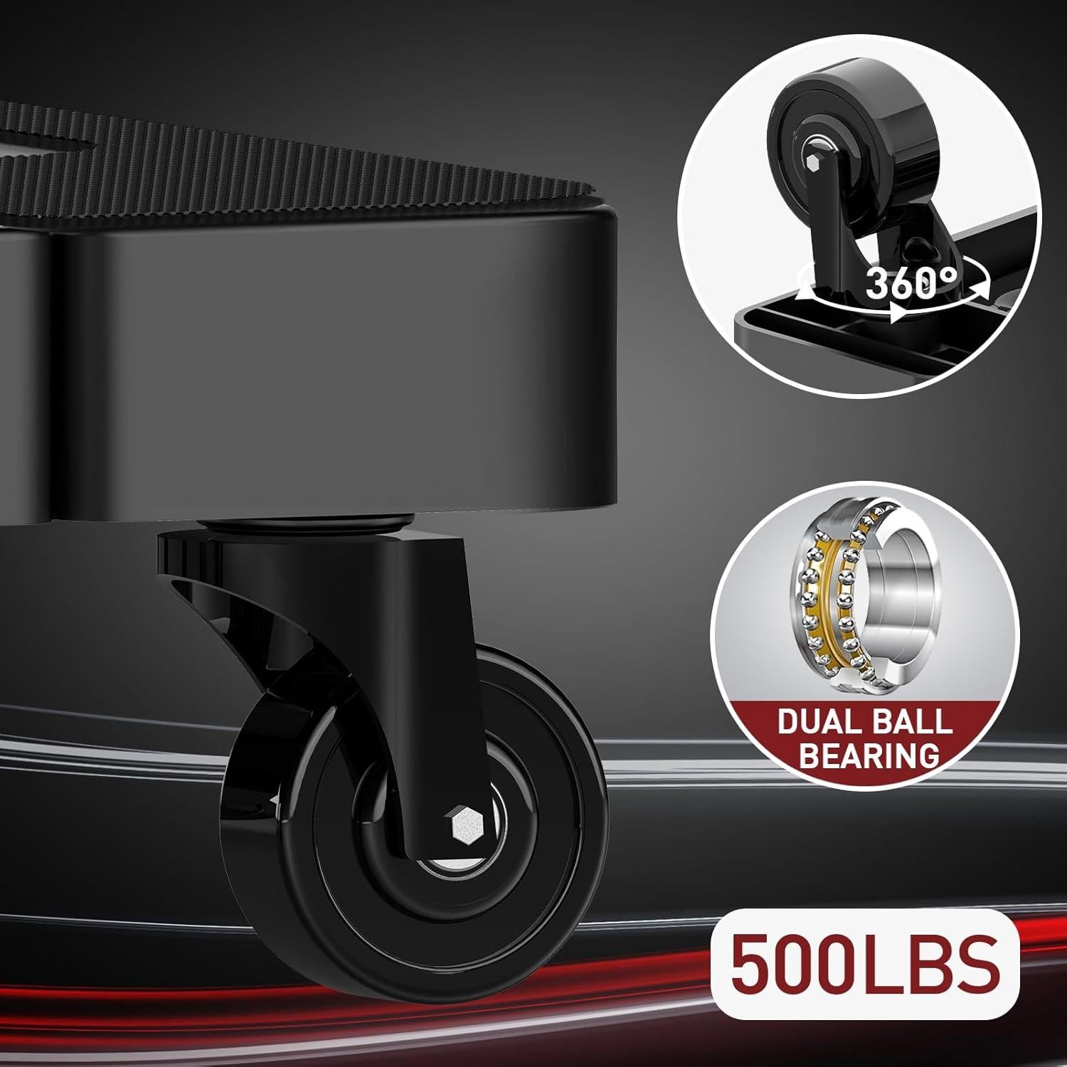 Carro de Mano Plegable SOLEJAZZ 226.8 kg Negro