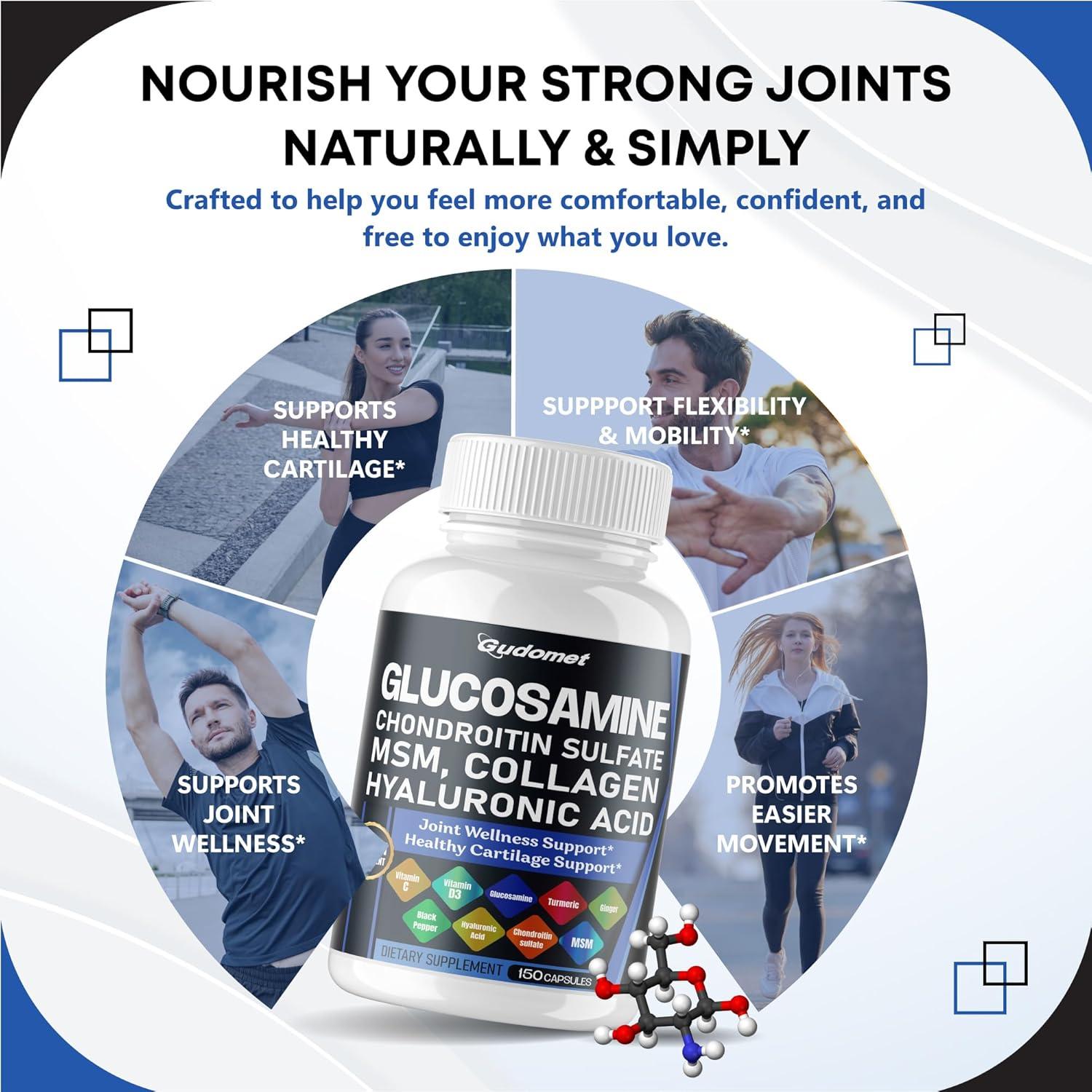 Suplemento de Glucosamina Gudomet 150 Cápsulas - Soporte Articular