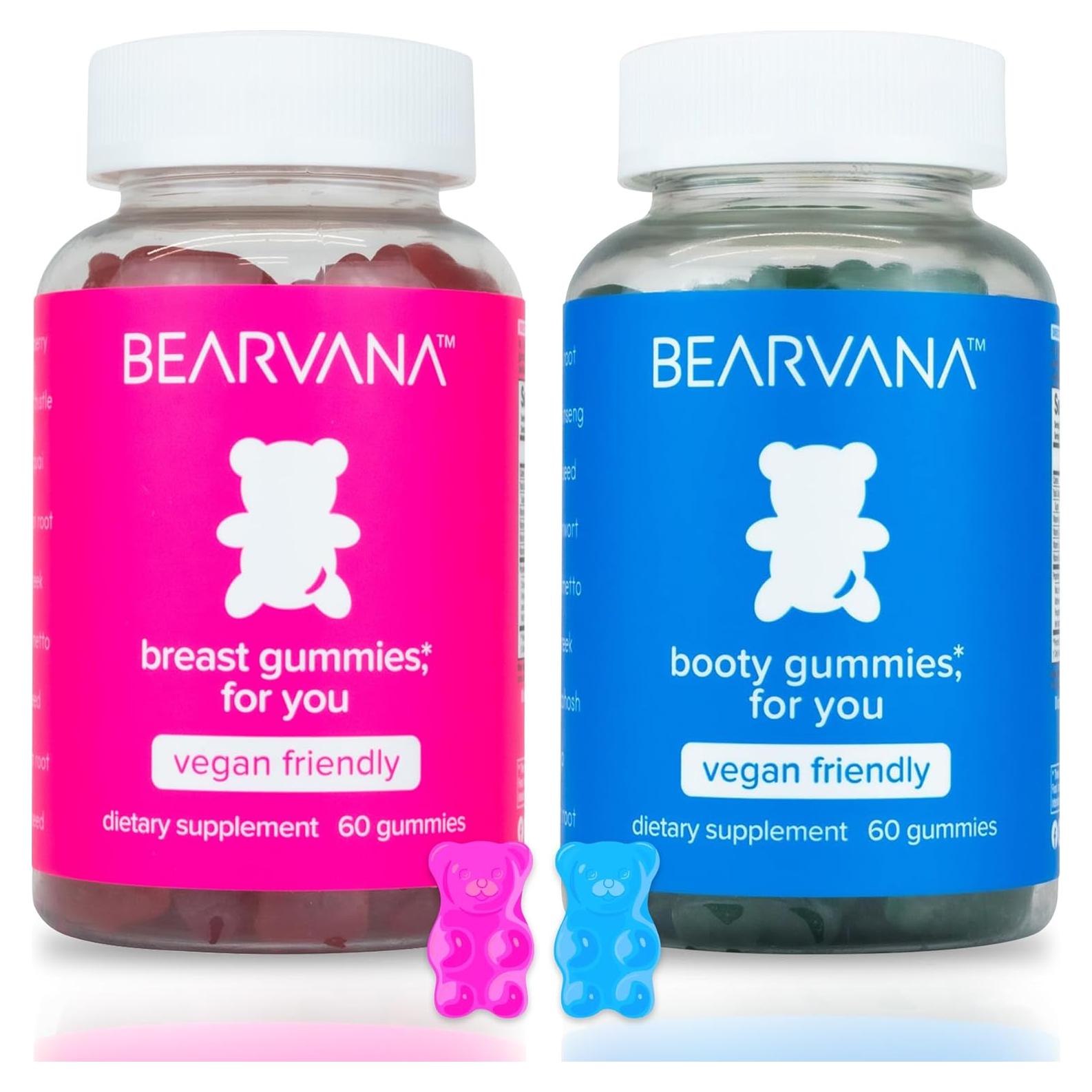 Gomas de Soporte Herbal Bearvana para Mujeres - 120 Gomas