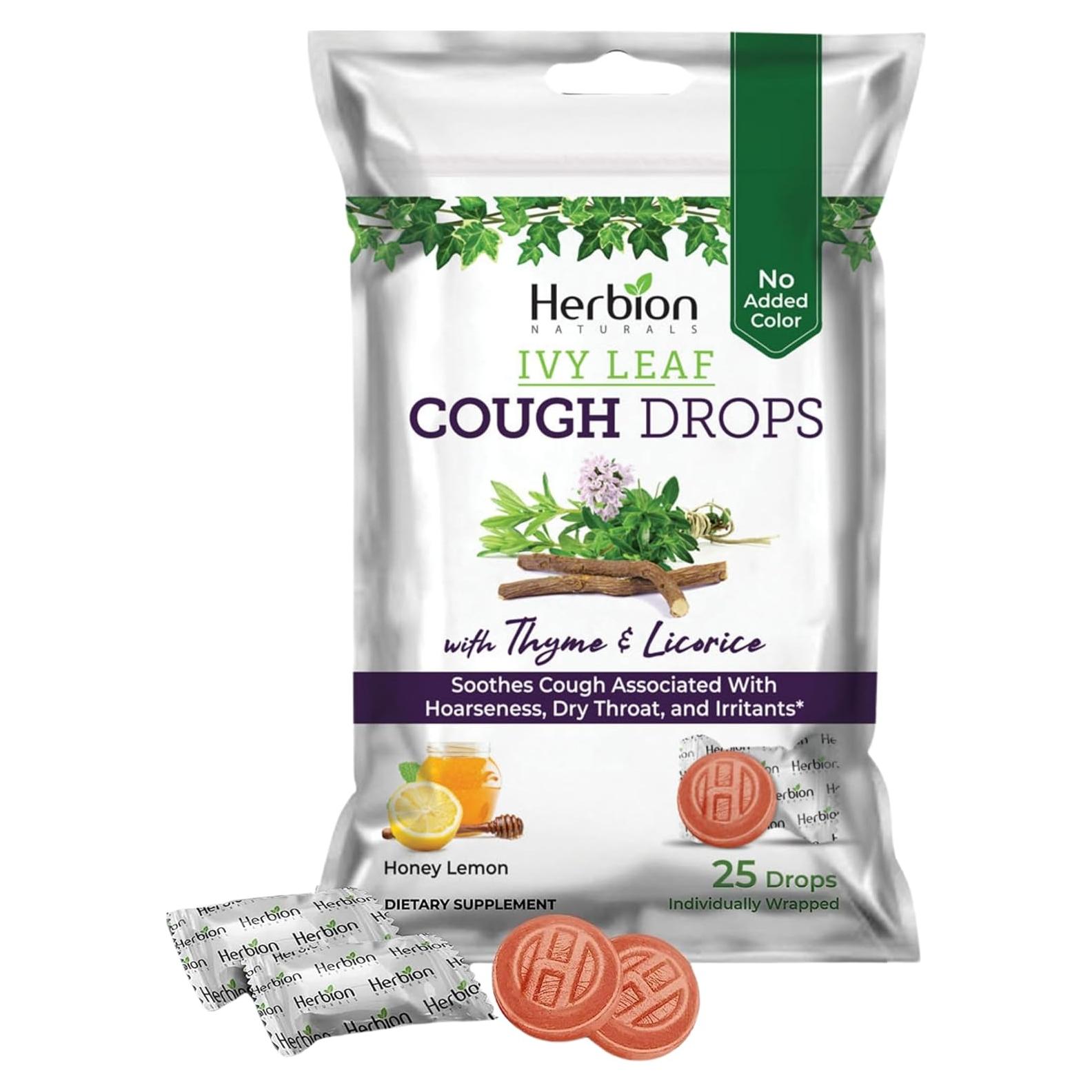 Caramelos para la Tos Herbion Naturals 25 Unidades Miel Limón