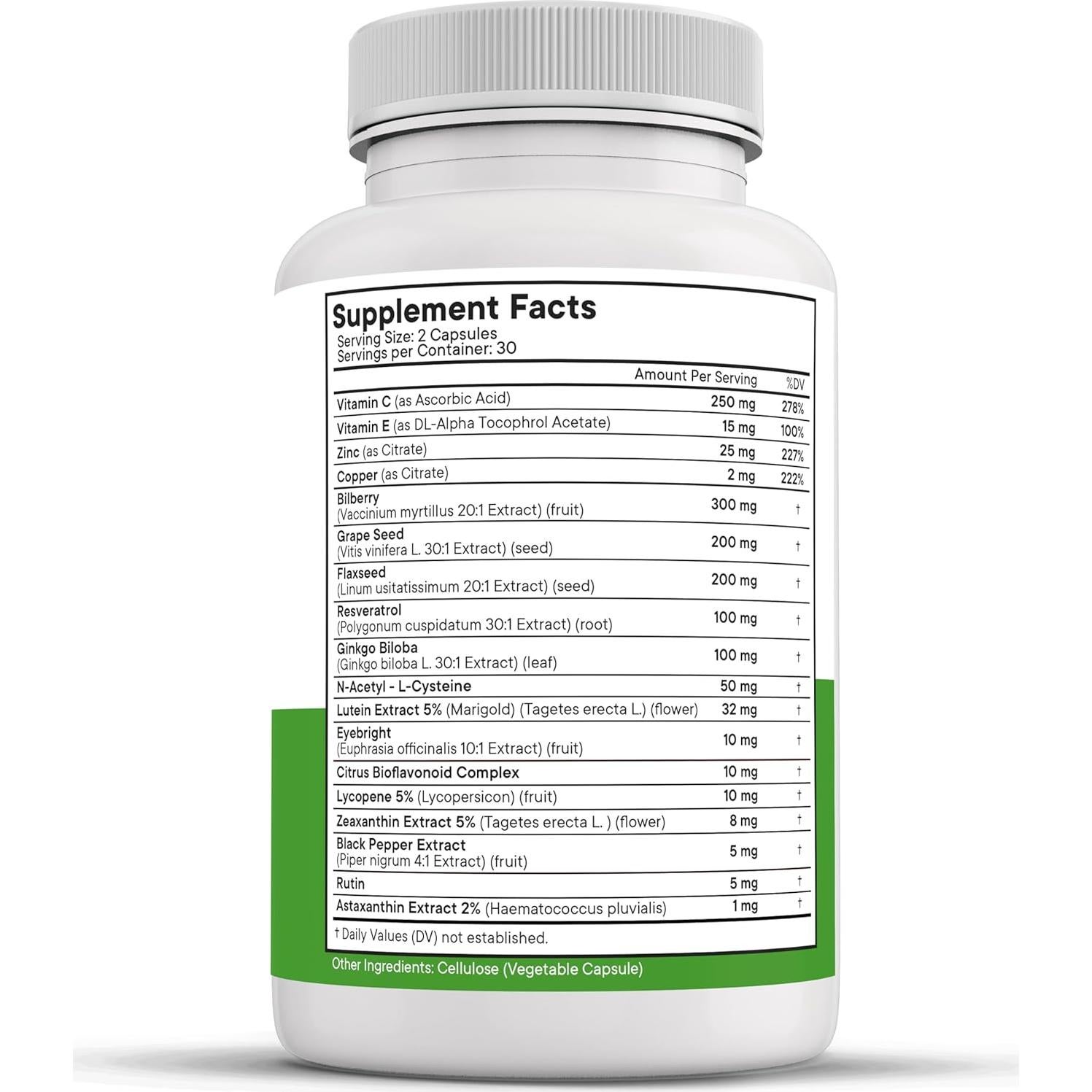 Vitaminas para los Ojos AREDS 2 New Age - 60 Cápsulas