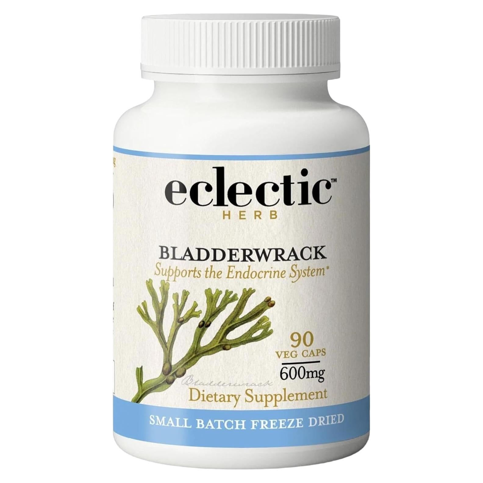 Cápsulas de Bladderwrack Eclectic Herb 90 CT | 600 mg | Vegano