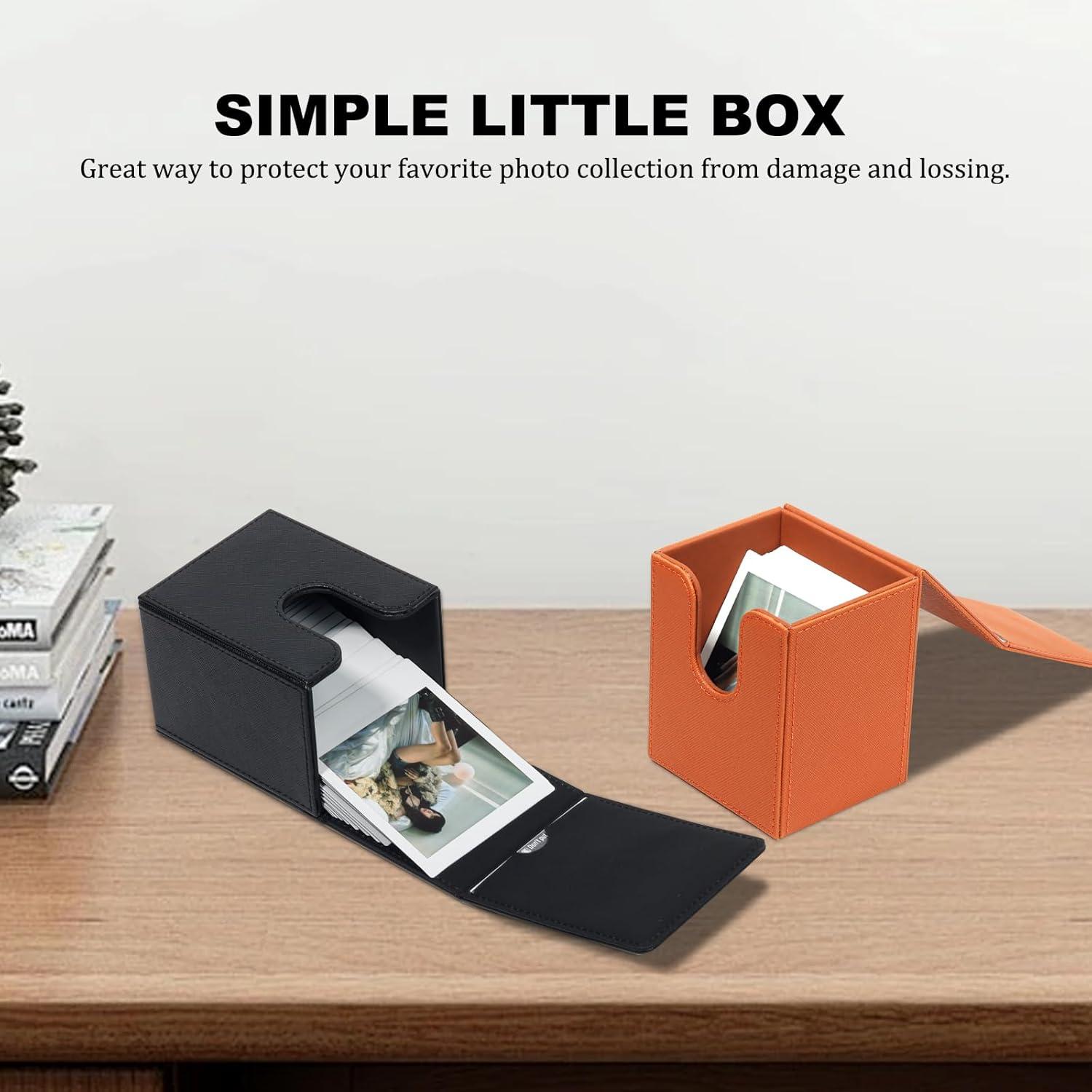 Caja de Almacenamiento para Fotos Fujifilm Instax Negra 50pcs