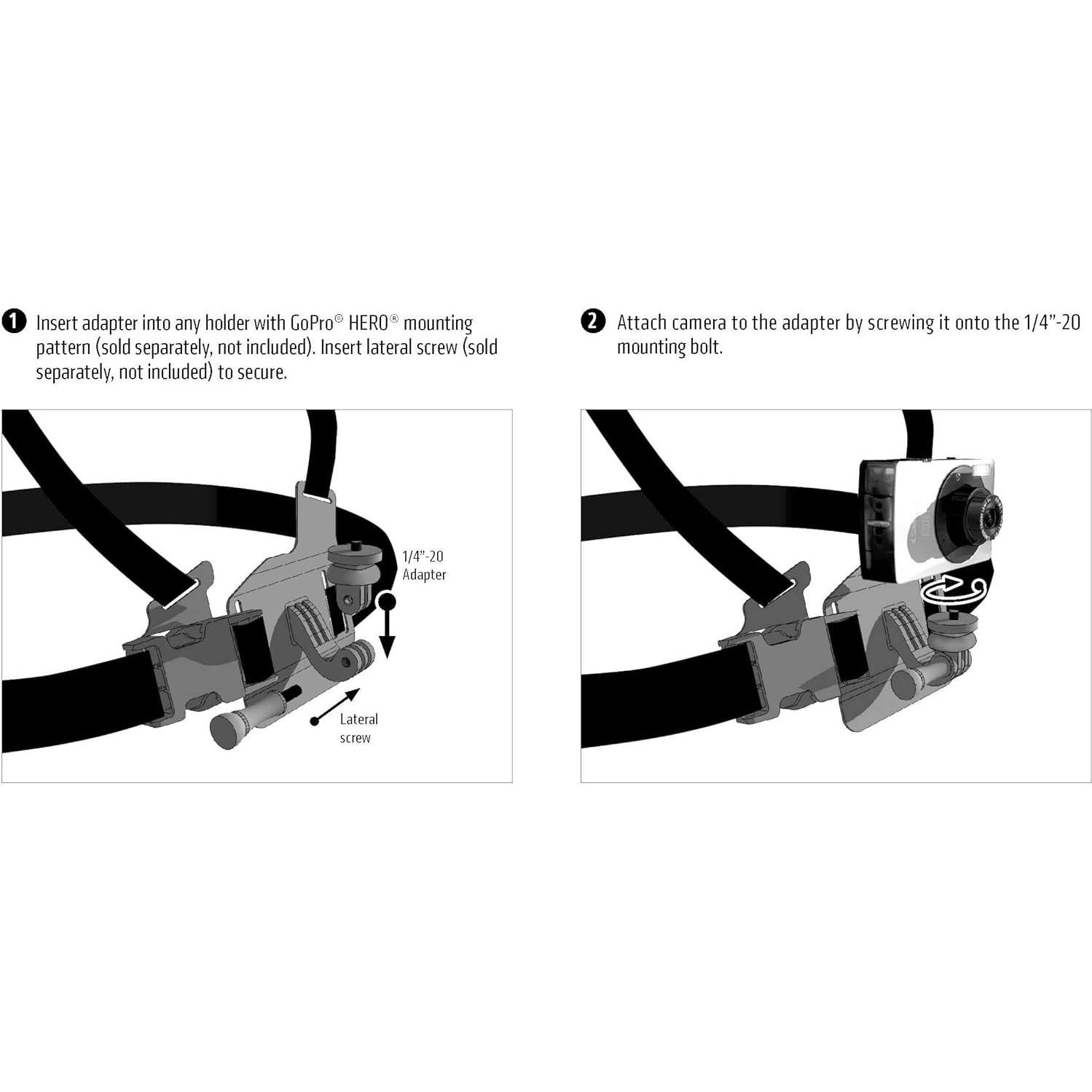 Adaptador GoPro HERO a Montaje Estándar 1/4"-20 Arkon SPGP1420
