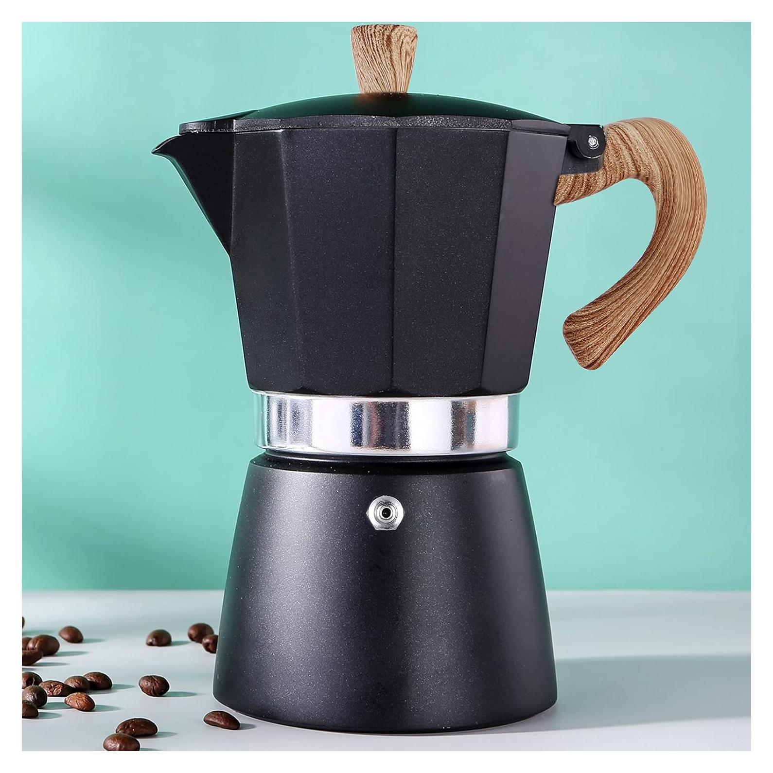 Cafetera Moka Italiana AIFUSI 3 Tazas 150 ml Manual