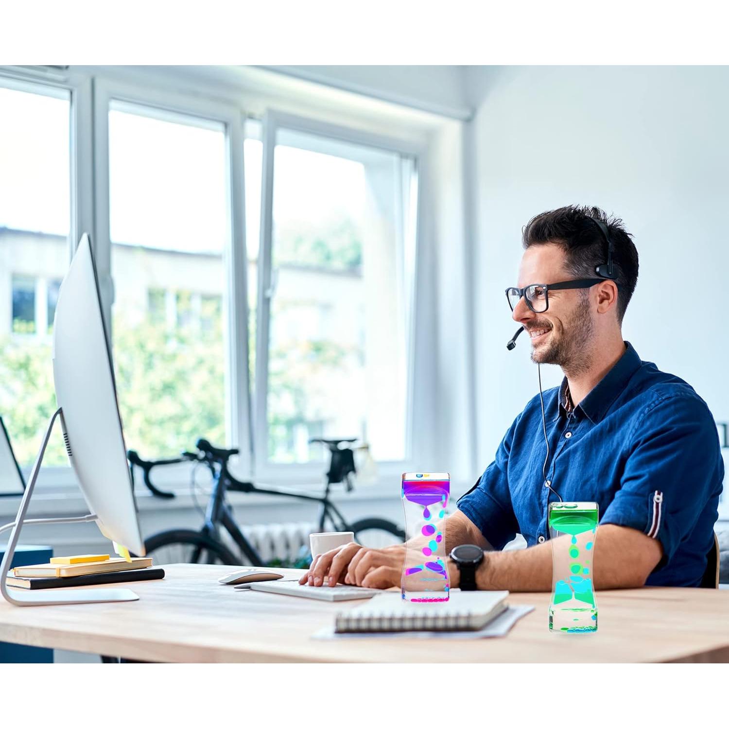 Temporizador de Movimiento Líquido CAILINK 2Pack Juguetes Sensoriales