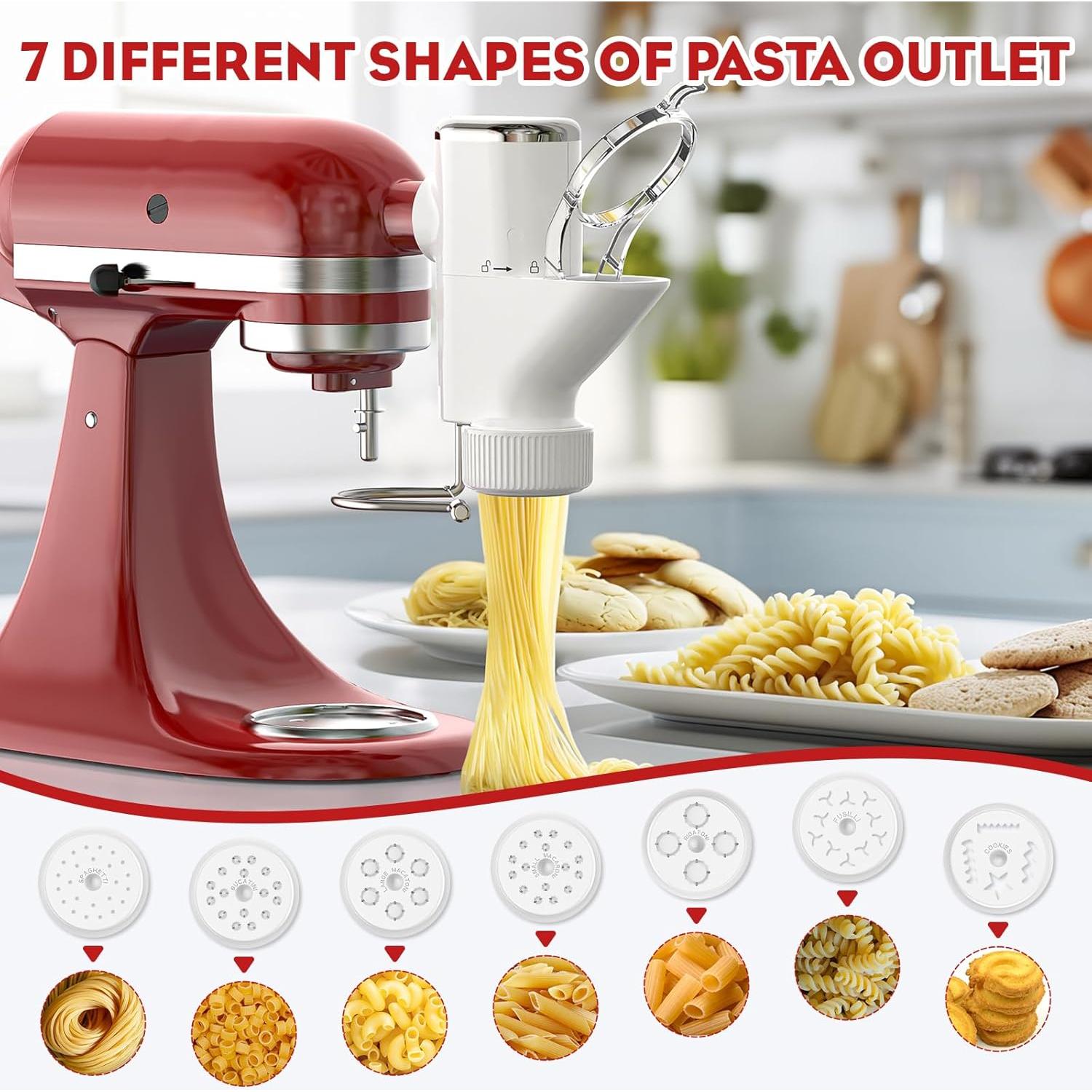 Accesorio de Prensa de Pasta KitchenAid Cofun con 7 Placas