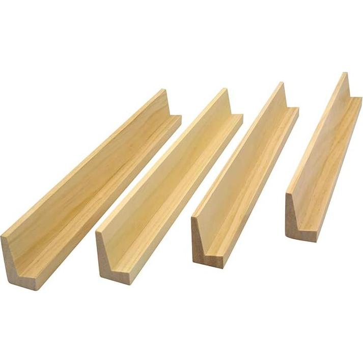 Juego de bandejas de dominó de madera Yuanhe, set de 4