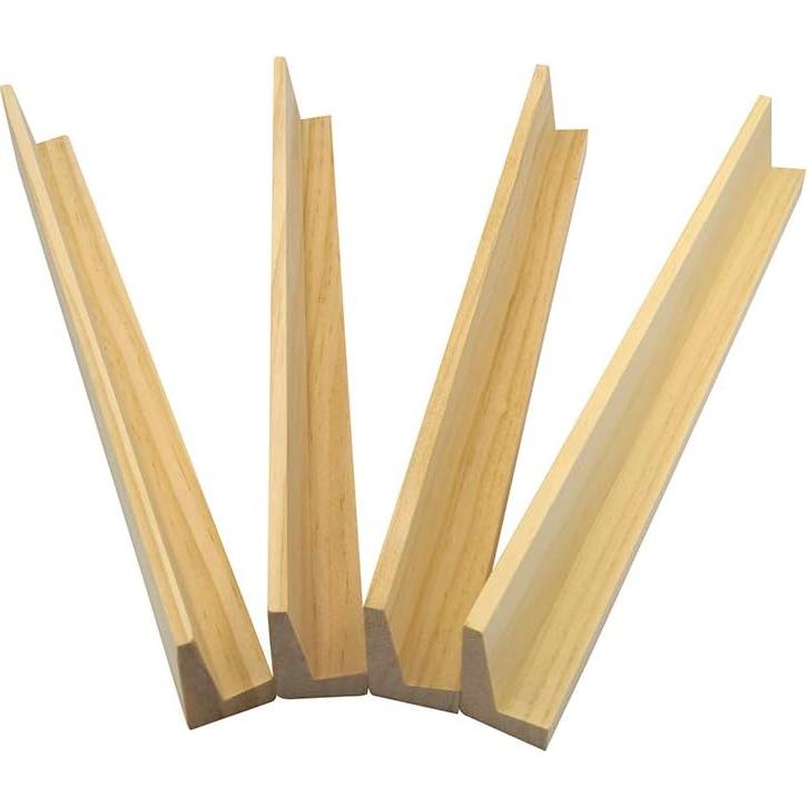 Juego de bandejas de dominó de madera Yuanhe, set de 4